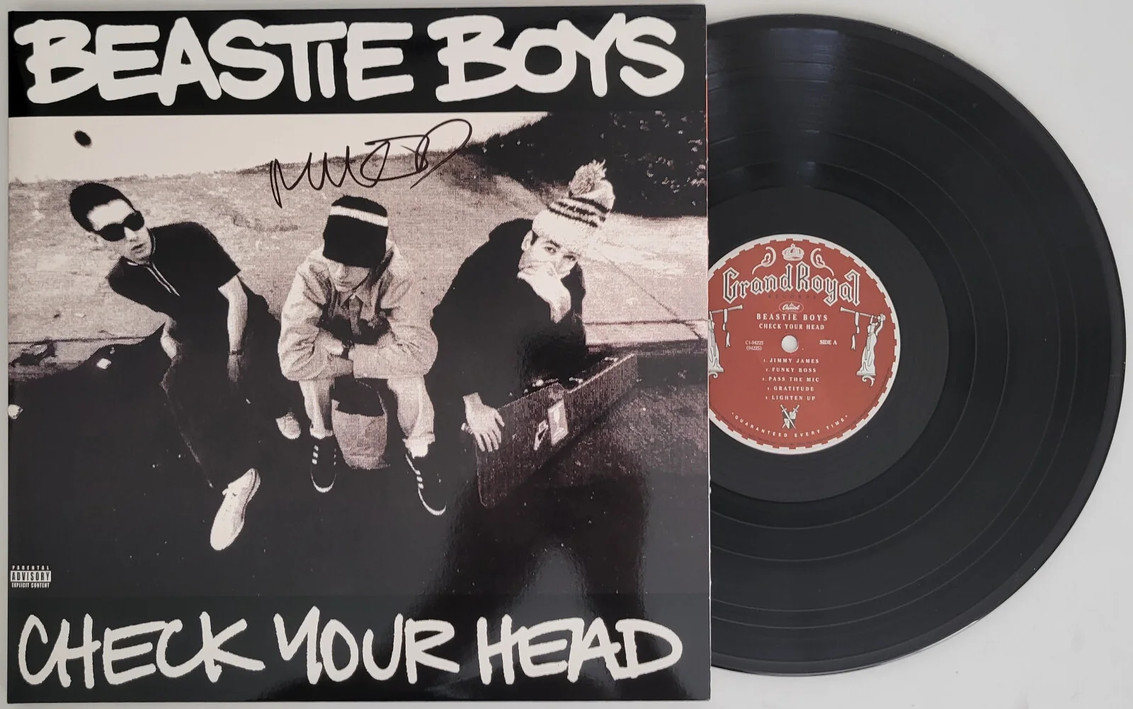 Mike Diamond Signed Beastie Boys Check Your Head Album Proof COA Vinyl Record, изображение 2