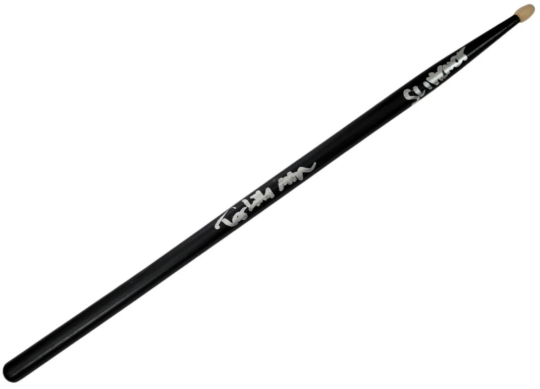 Michael Pfaff Tortilla Guy Signed Drumstick COA Proof Slipknot Drummer Autograph, image 3