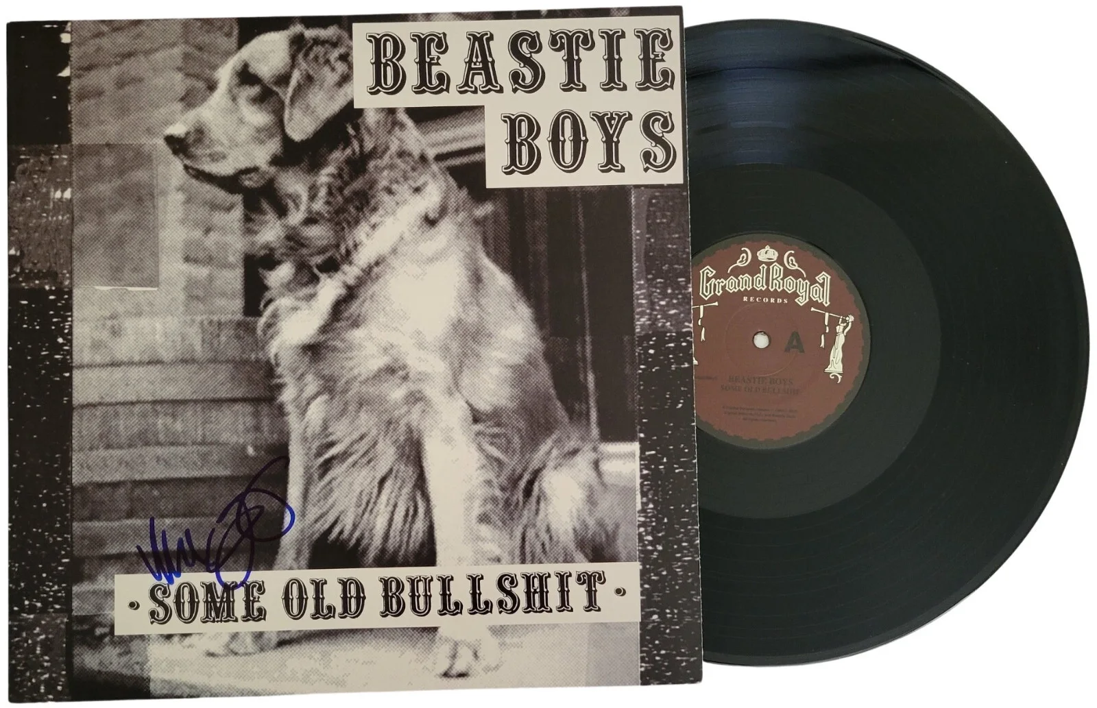 Mike Diamond Signed Beastie Boys Some Old Bullshit Album Proof COA Vinyl Record, image 2