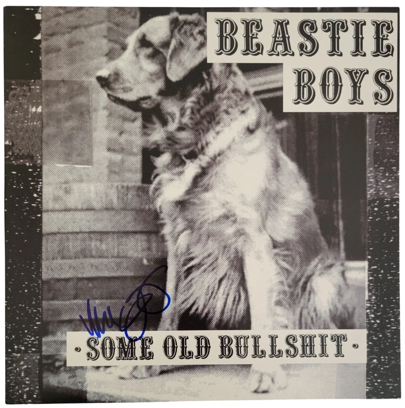 Mike Diamond Signed Beastie Boys Some Old Bullshit Album Proof COA Vinyl Record, image 3