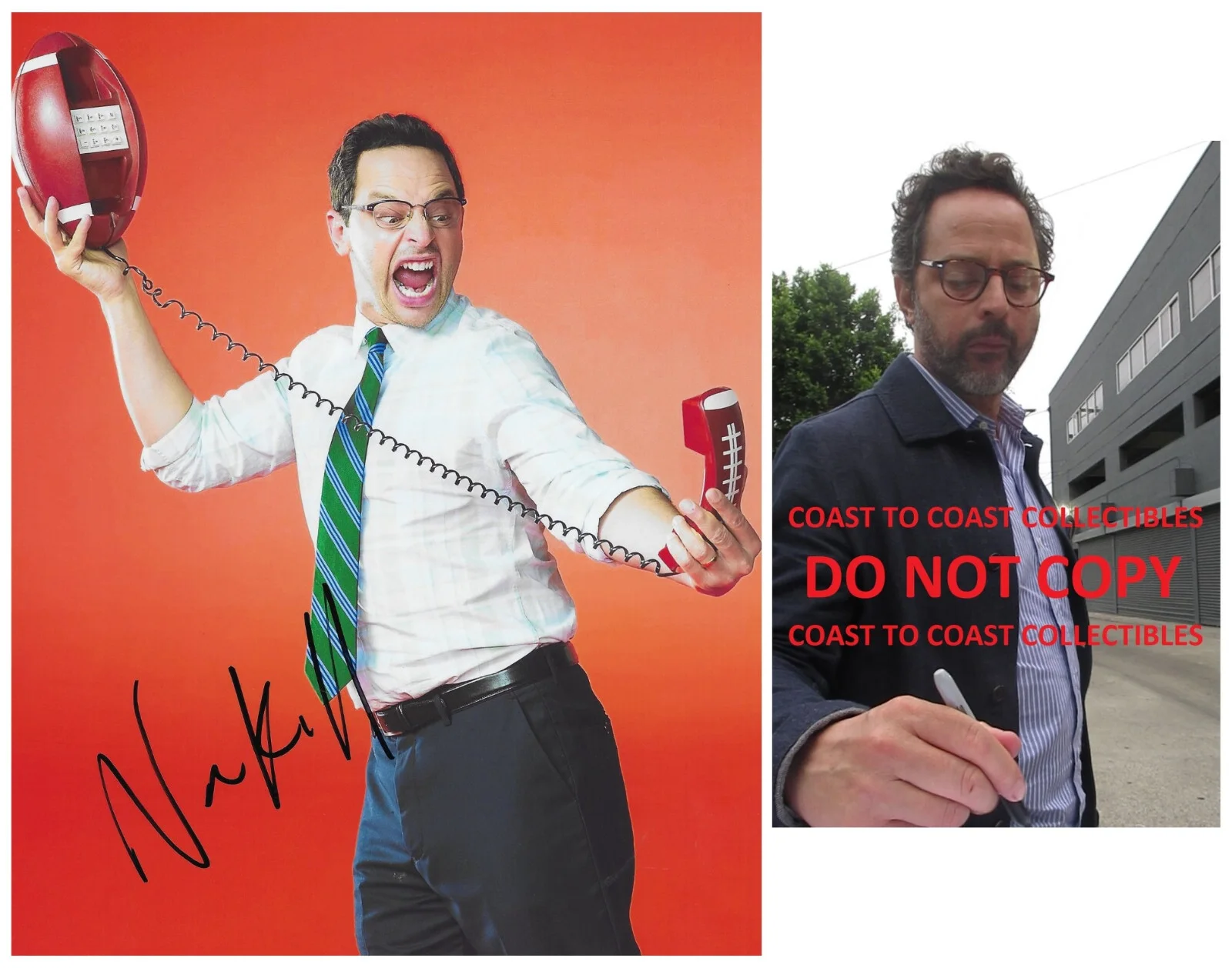 Nick Kroll — Nick Kroll Signed 8x10 Photo COA Exact Proof Autographed Actor Comedian