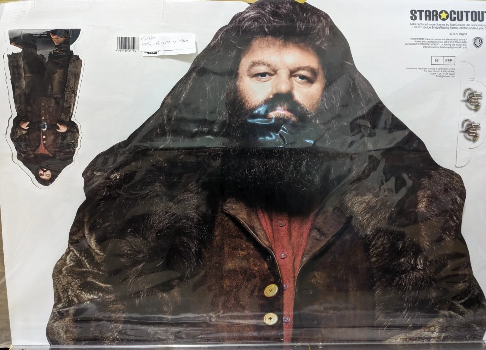 Harry Potter Themed Cardboard Cutout Pack of 2 Standees *Damaged* Draco & Hagrid, изображение 2
