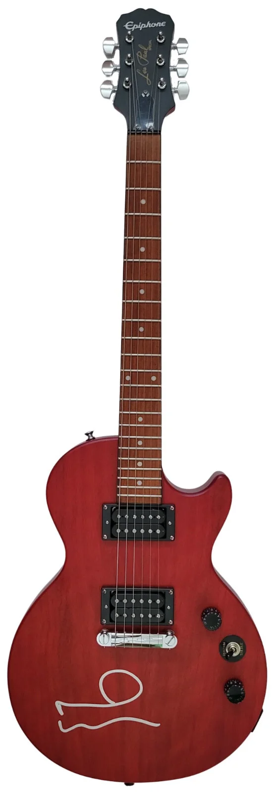 Noel Gallagher Oasis signed Epiphone Les Paul guitar exact proof COA autographed, image 3