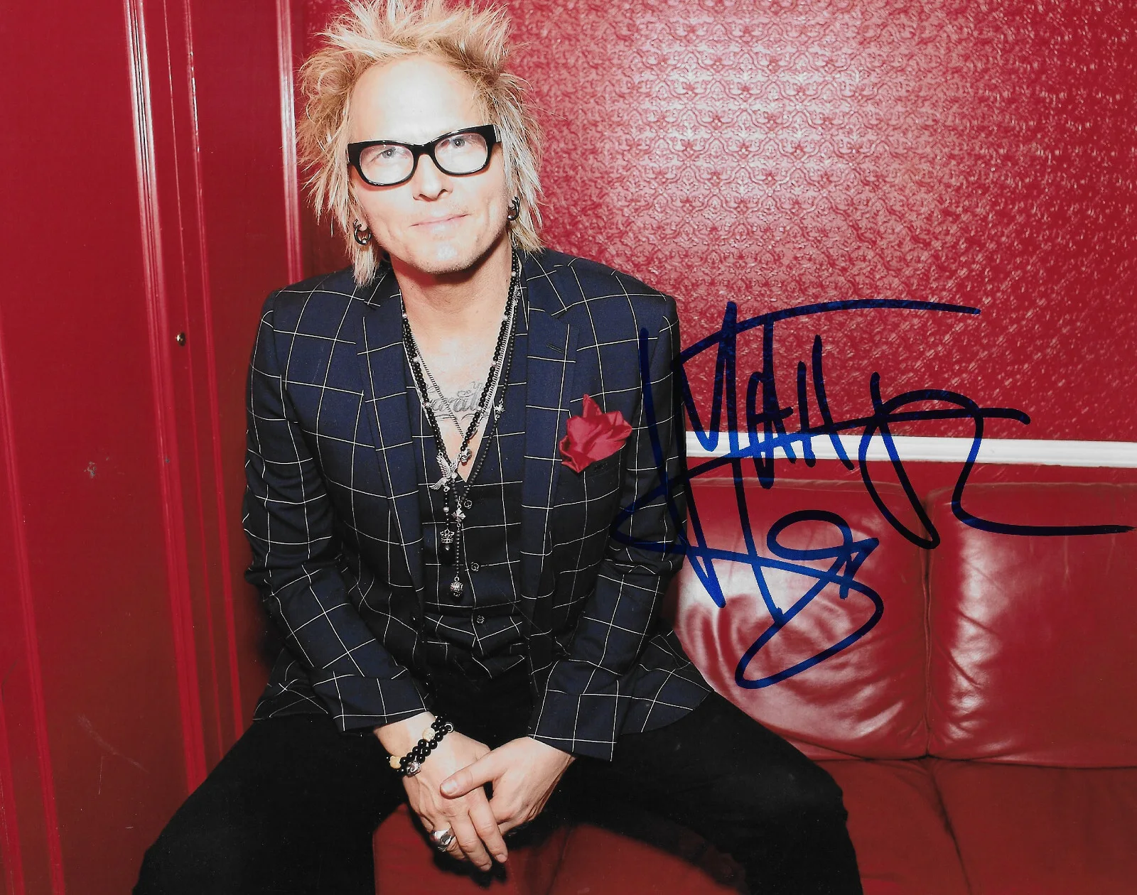 Matt Sorum Drummer Gun N Roses Signed 8x10 Photo COA Exact Proof Autographed, изображение 2