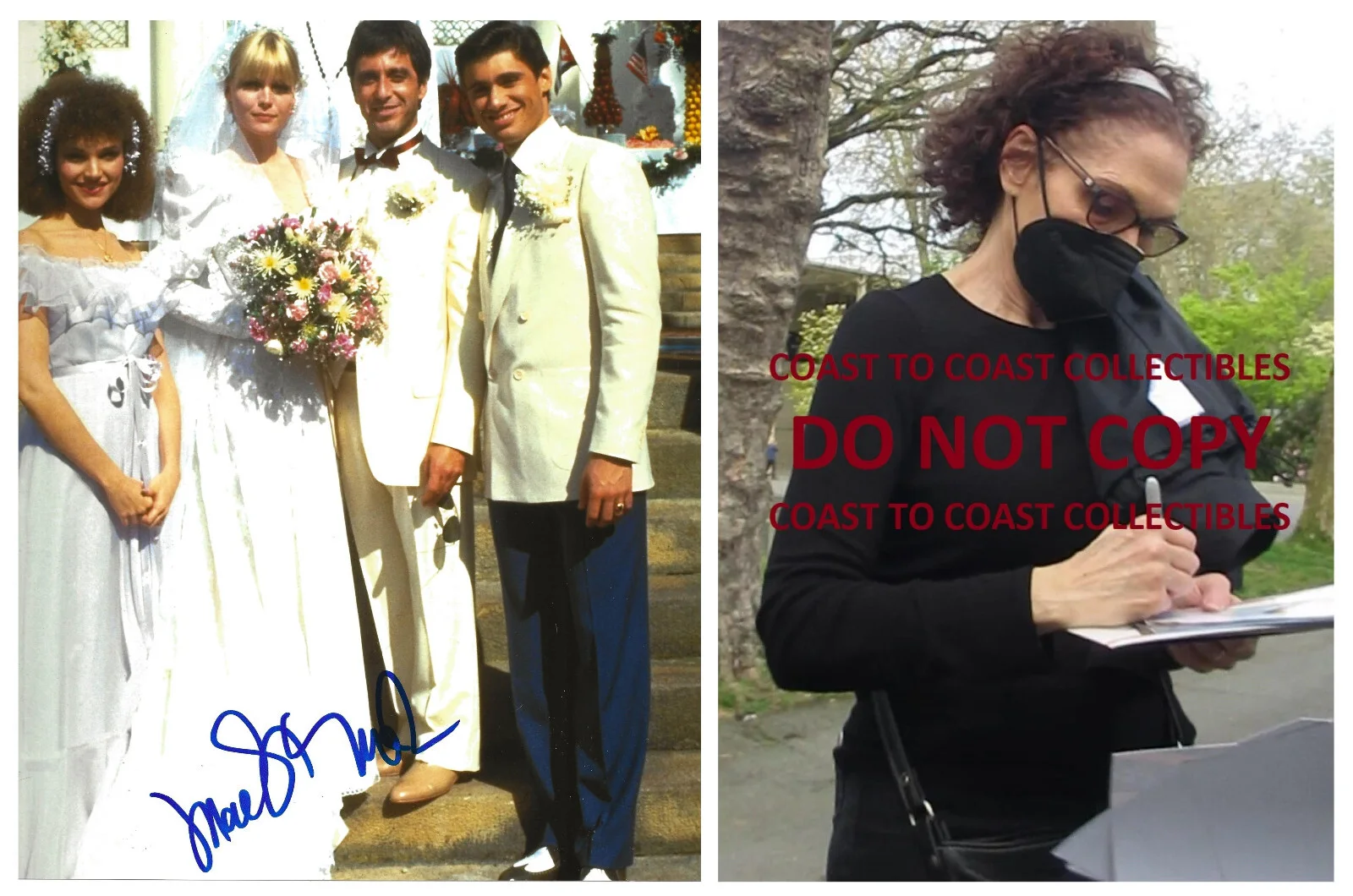 Mary Elizabeth Mastrantonio — Mary Elizabeth Mastrantonio signed Scarface 8x10 photo COA proof autographed..