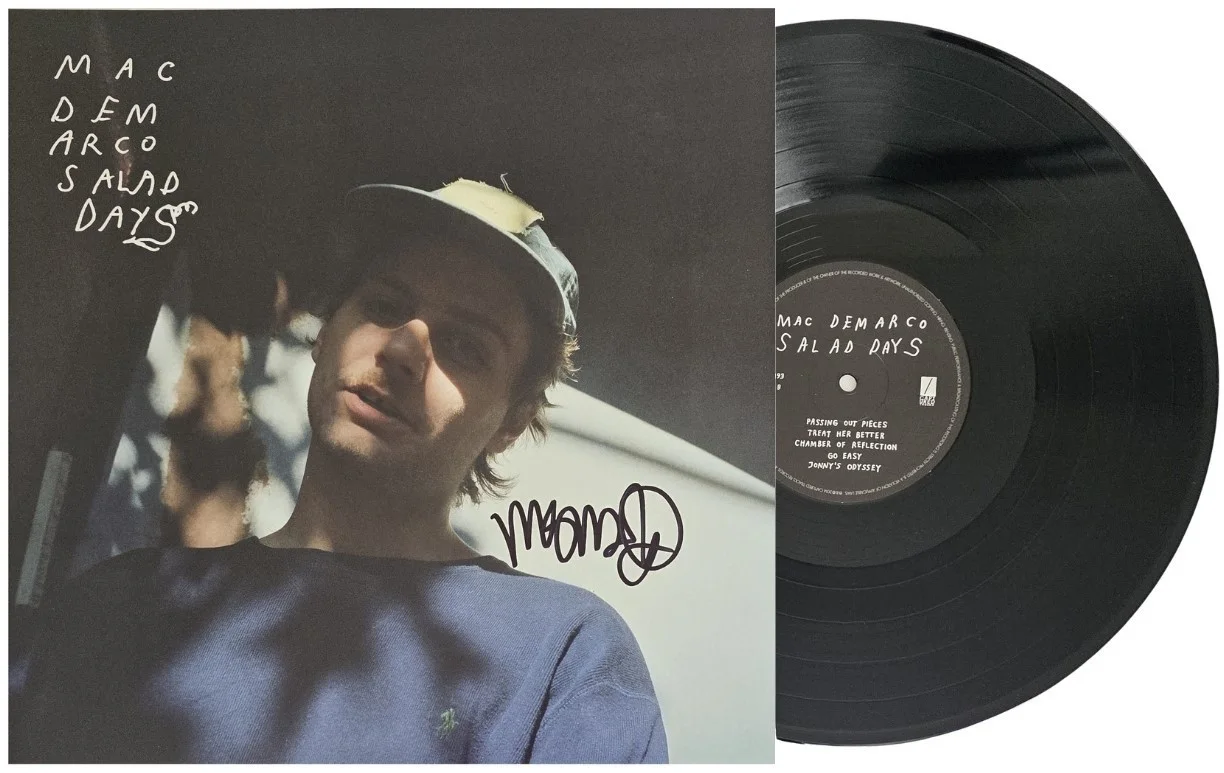 Mac DeMarco Signed Salad Days Album COA Exact Proof Autographed Vinyl Record, изображение 2