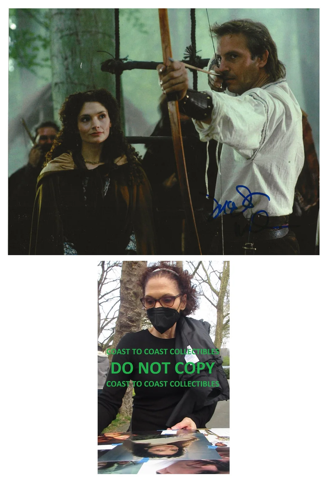Mary Elizabeth Mastrantonio — Mary Elizabeth Mastrantonio signed Robin Hood 8x10 photo COA proof autographed.