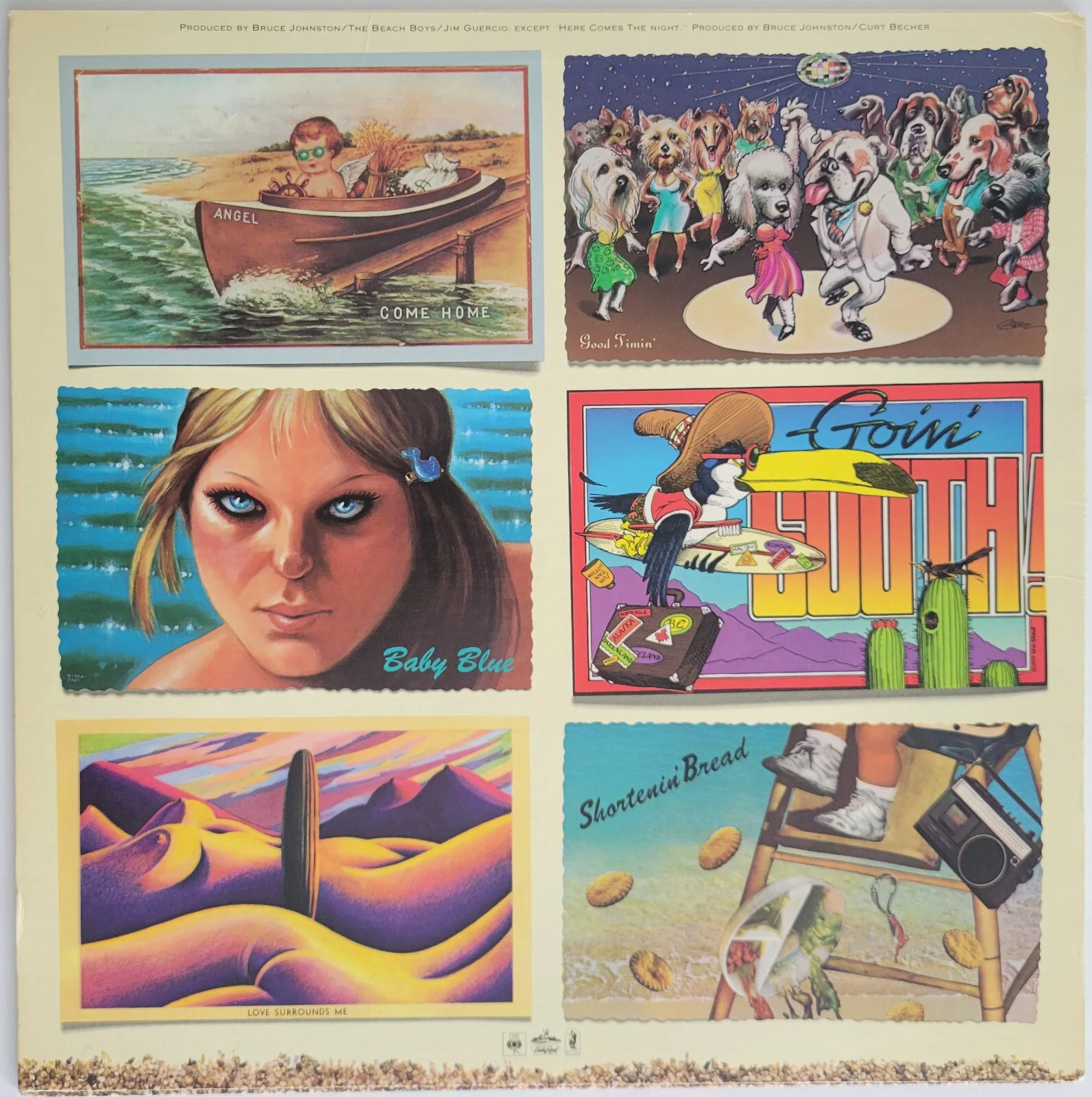 Mike Love Al Jardine Bruce Johnston signed Beach Boys L.A. album vinyl Proof COA, изображение 4