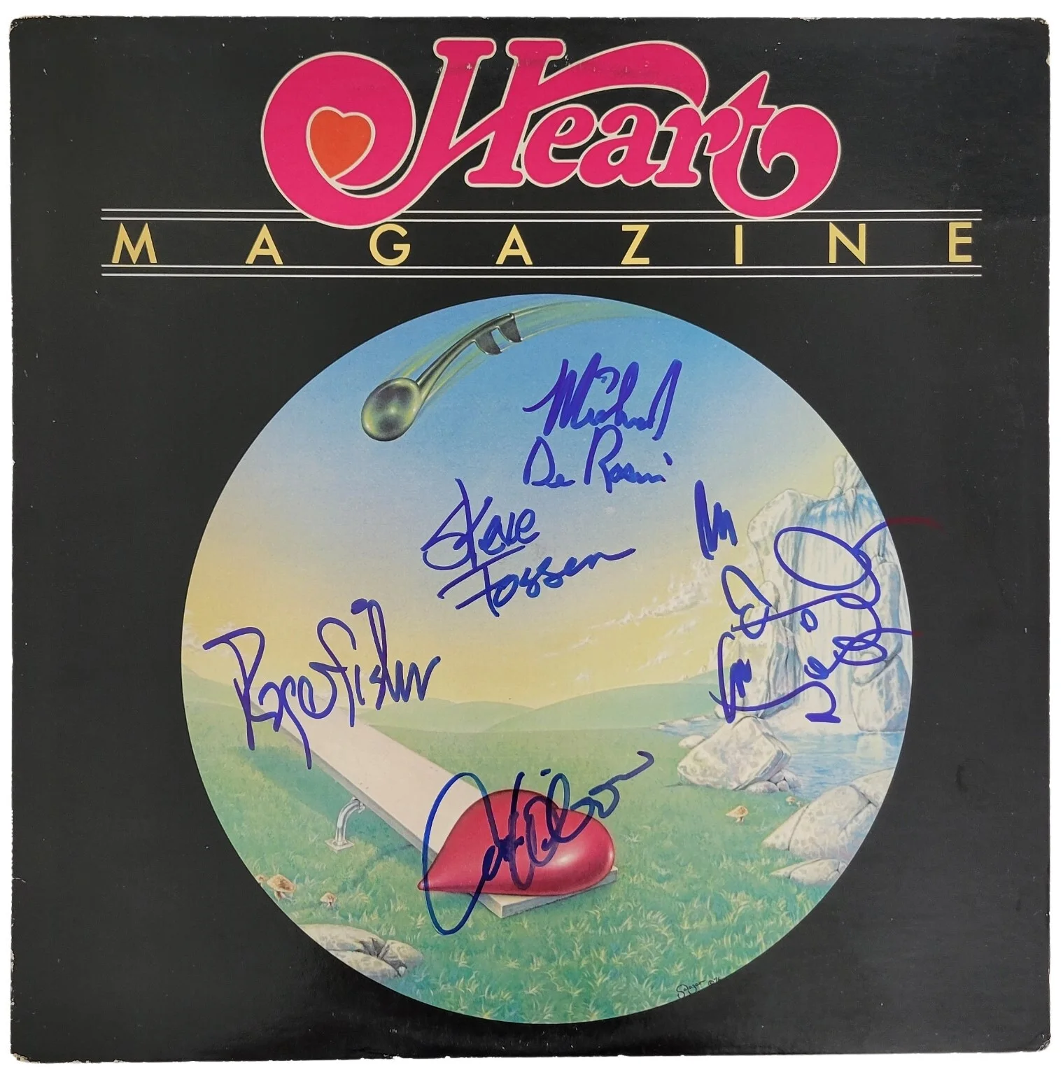 Nancy Wilson & Ann Wilson Signed Heart Magazine Album Proof COA Autograph Vinyl, изображение 3