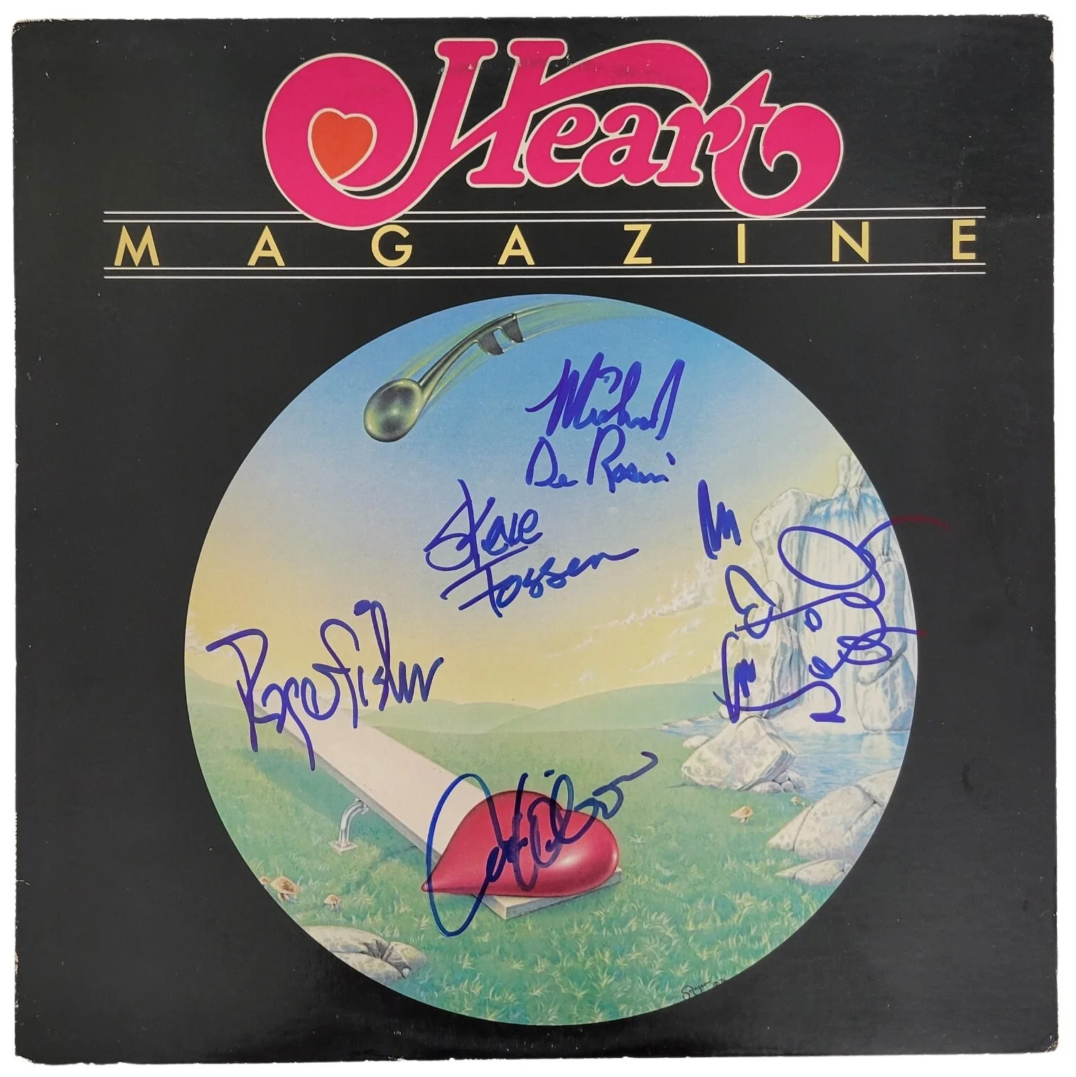 Nancy Wilson & Ann Wilson Signed Heart Magazine Album Proof COA Autograph Vinyl, изображение 5