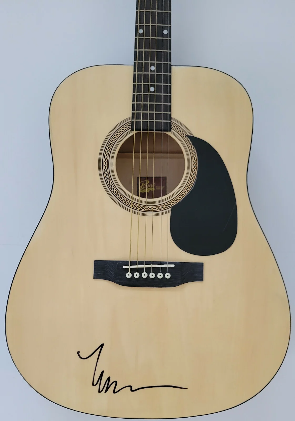 Lindsey Buckingham Fleetwood Mac signed acoustic guitar COA Proof autographed, изображение 3