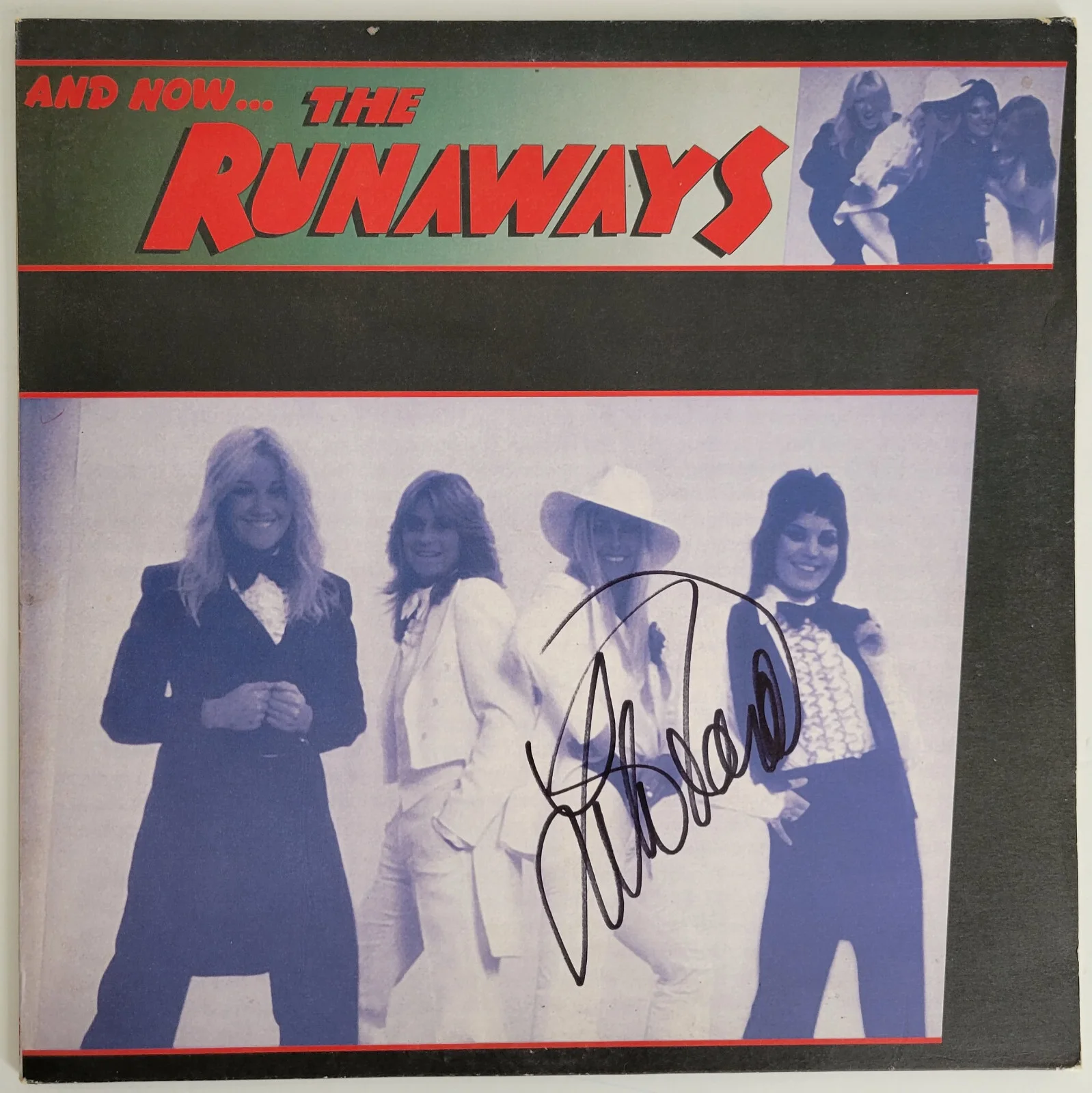 Lita Ford signed And Now... The Runaways album COA exact proof autographed, image 3