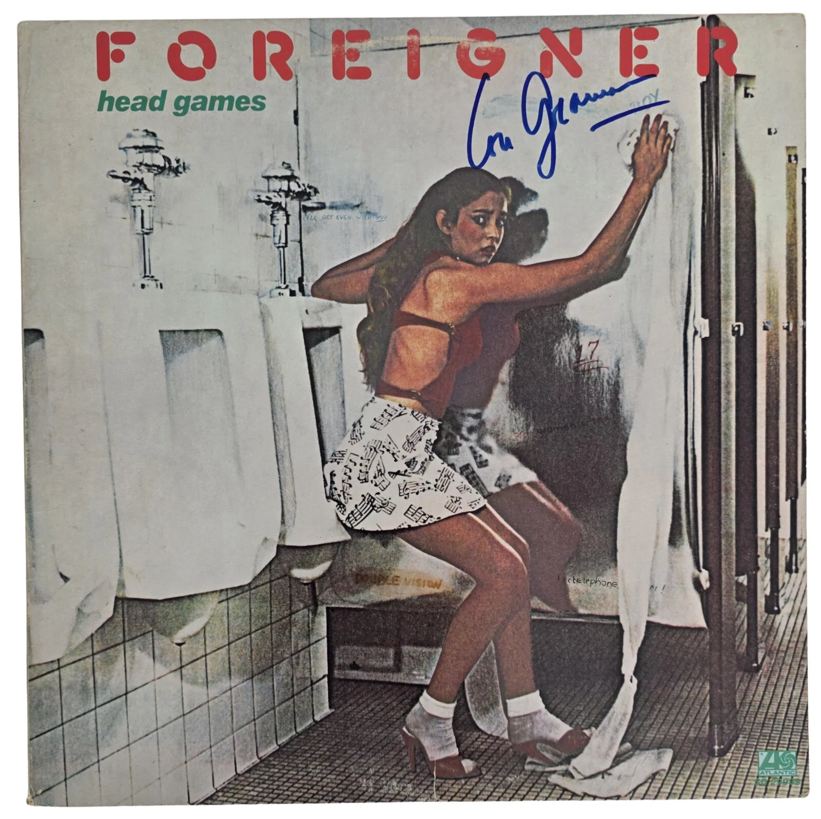 Lou Gramm Signed Foreigner Head Games Album COA Proof Autographed Vinyl Record, image 3