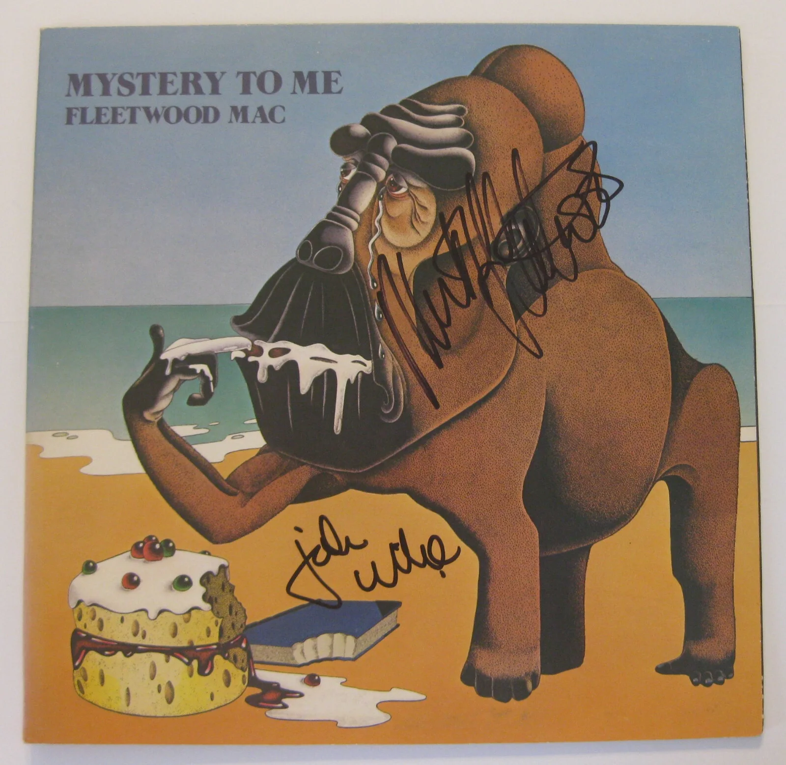 Mick Fleetwood John McVie autographed Fleetwood Mac album vinyl proof Beckett, изображение 3