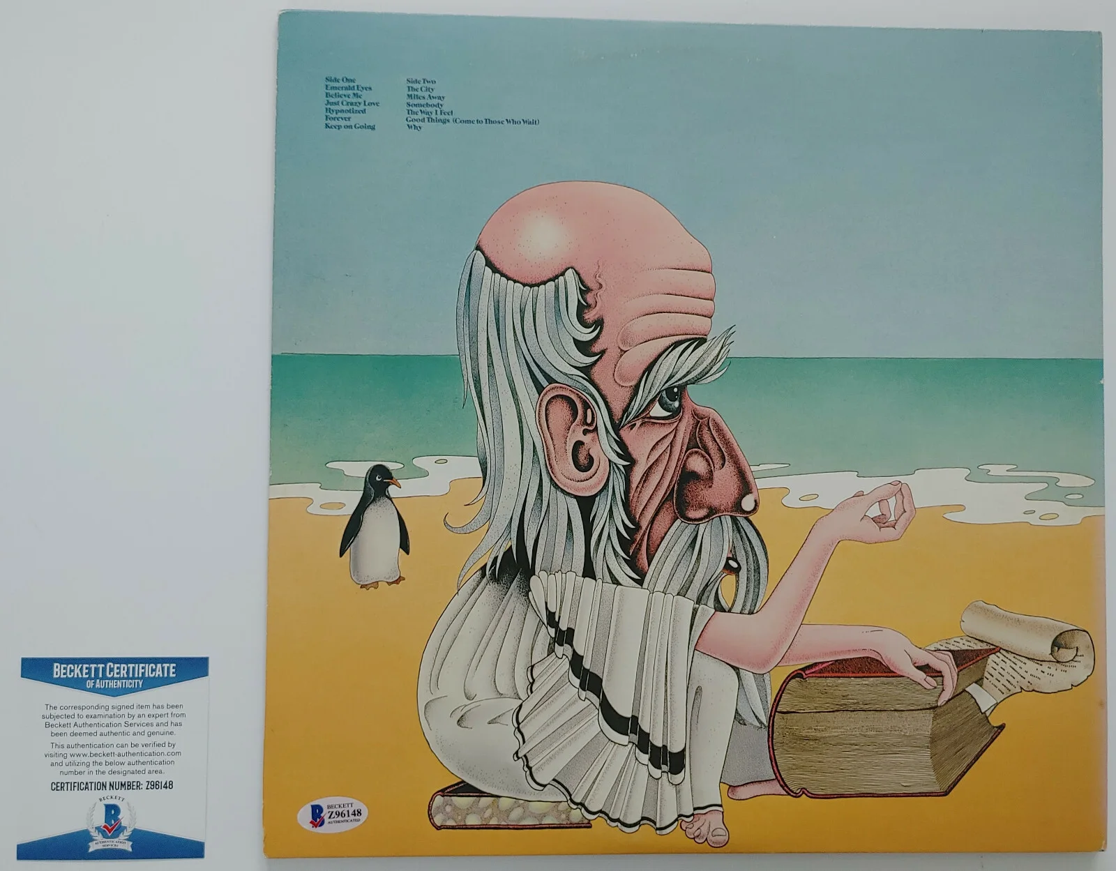 Mick Fleetwood John McVie autographed Fleetwood Mac album vinyl proof Beckett, изображение 4