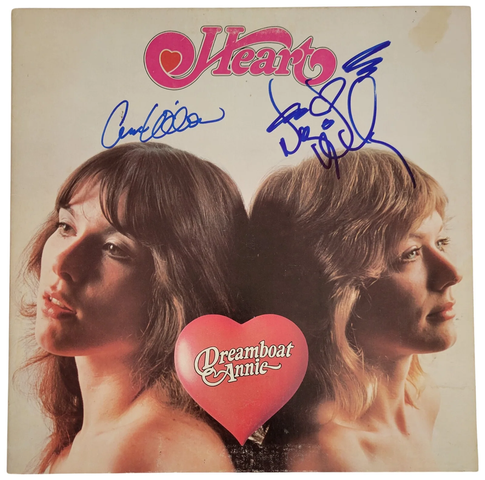 Nancy Wilson & Ann Wilson Signed Heart Dreamboat Annie Album Proof COA Autograph, изображение 3