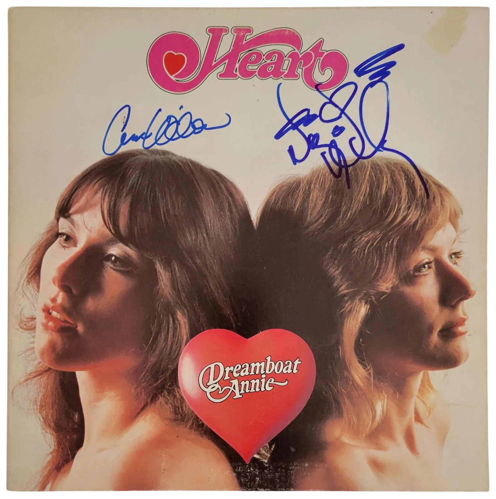 Nancy Wilson & Ann Wilson Signed Heart Dreamboat Annie Album Proof COA Autograph, изображение 5
