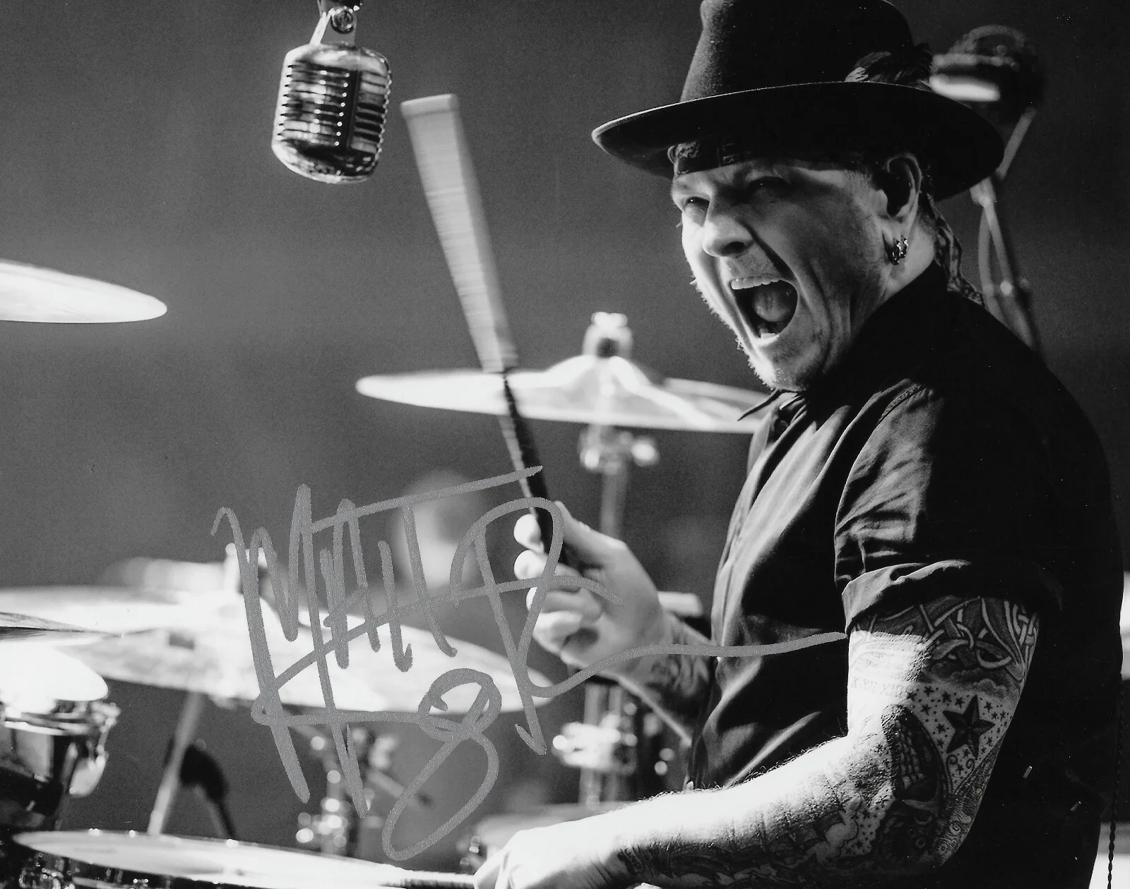 Matt Sorum Signed 8x10 Photo COA Proof Autographed Gun N Roses..Velvet Revolver, изображение 2