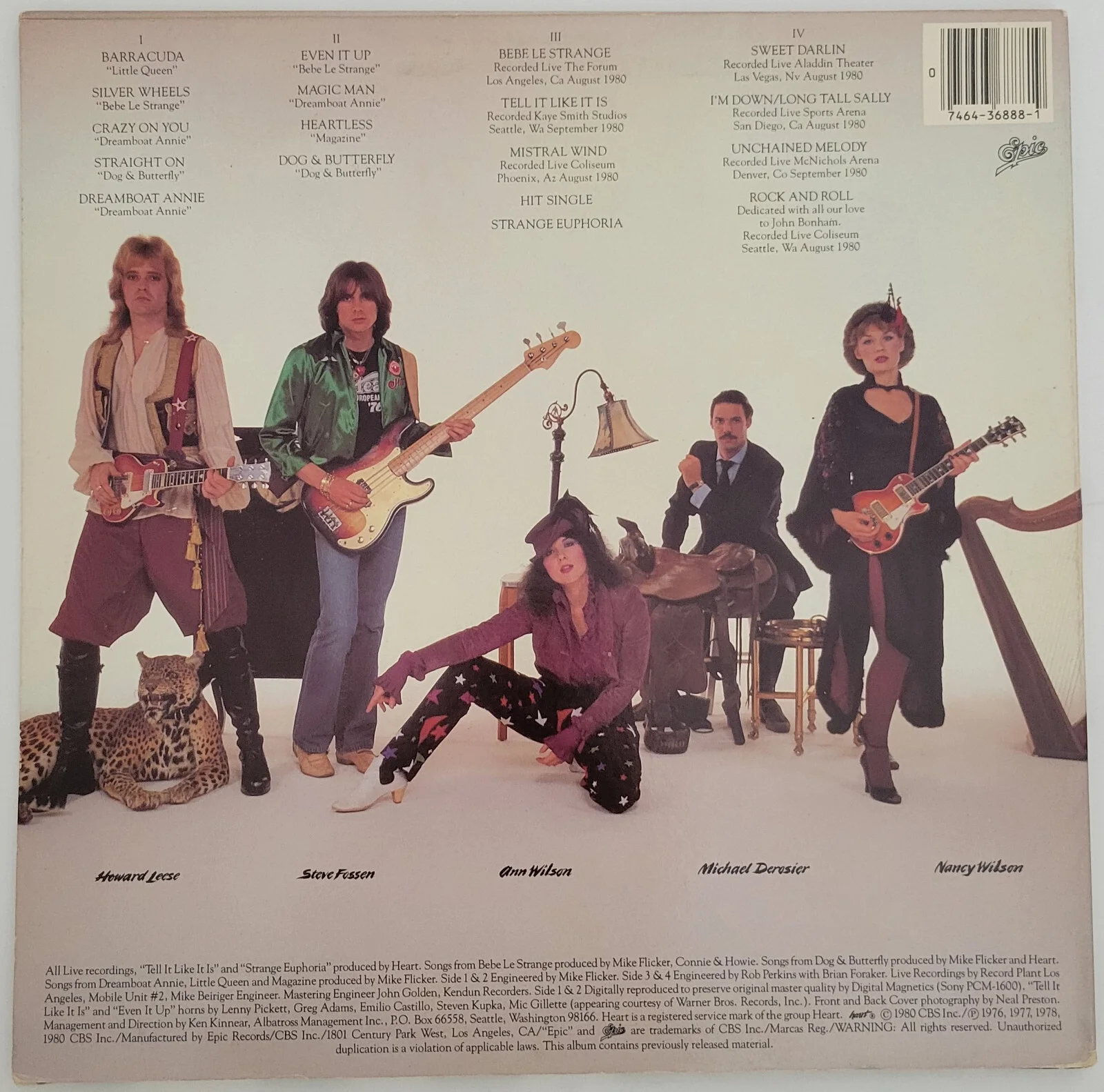 Nancy Wilson & Ann Wilson signed Heart Greatest Hits album proof COA autographed, image 4
