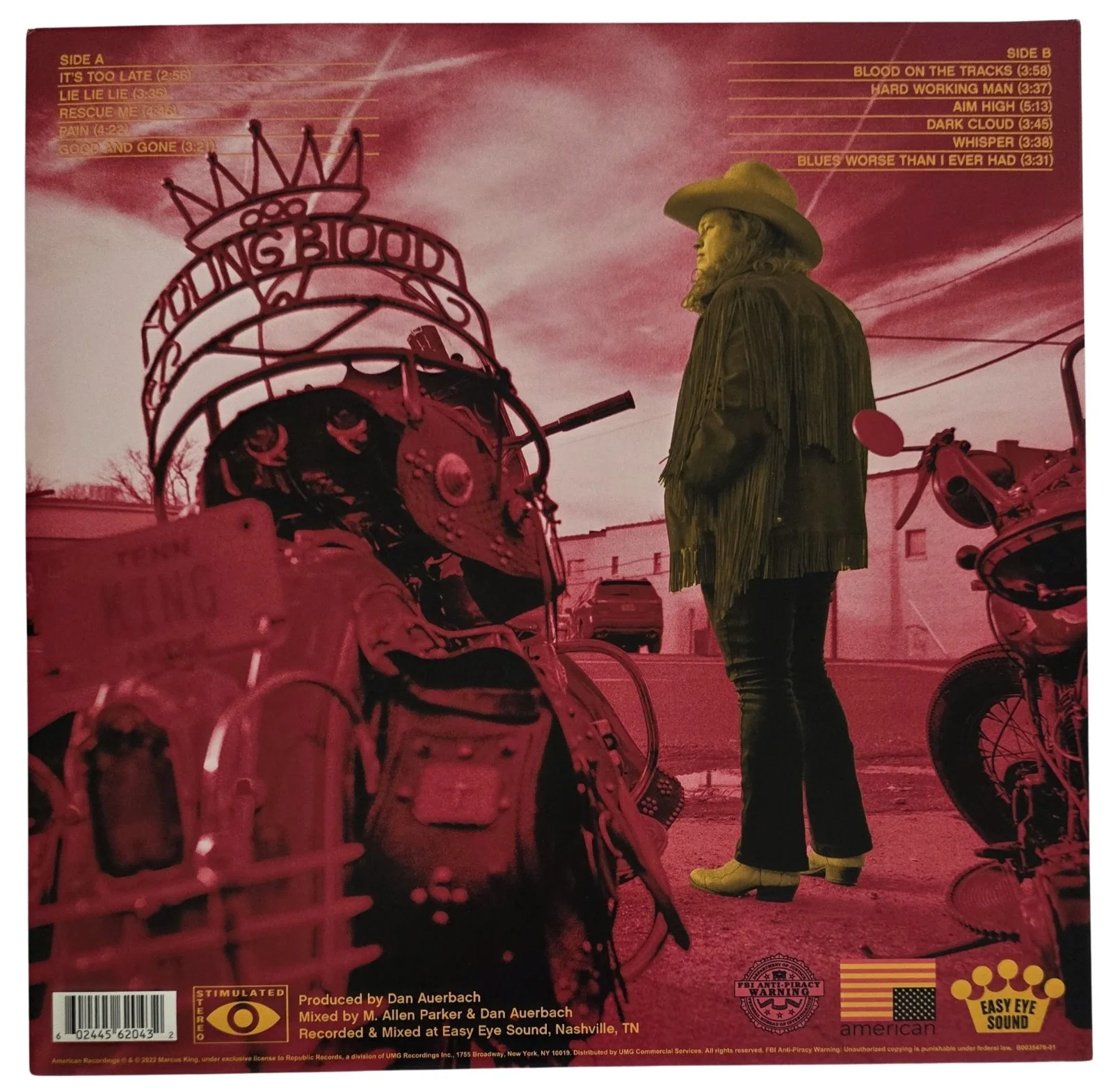 Marcus King Signed Young Blood Album COA Exact Proof Autographed Vinyl Record, изображение 5