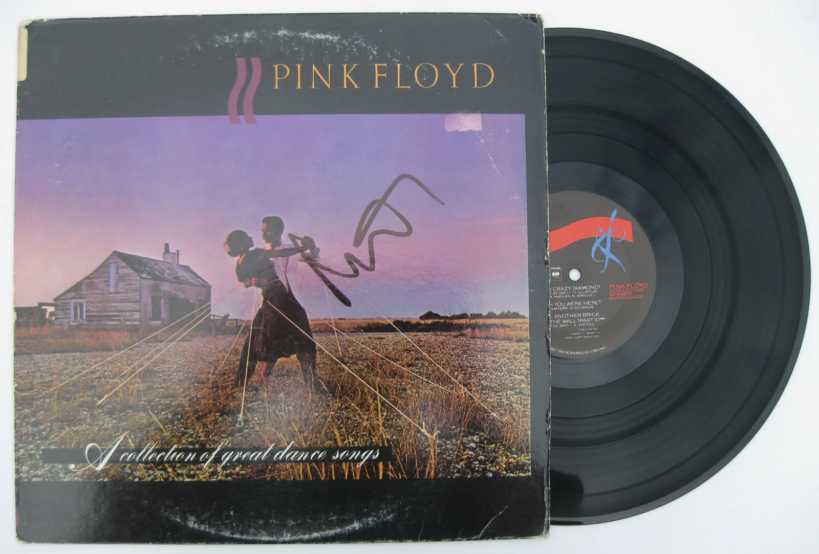 Nick Mason signed Pink Floyd Collection of Dance songs album proof Beckett COA, изображение 3