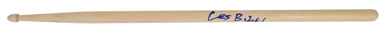 Les Binks Judas Priest drummer signed Drumstick COA exact proof Rare autograph, image 4