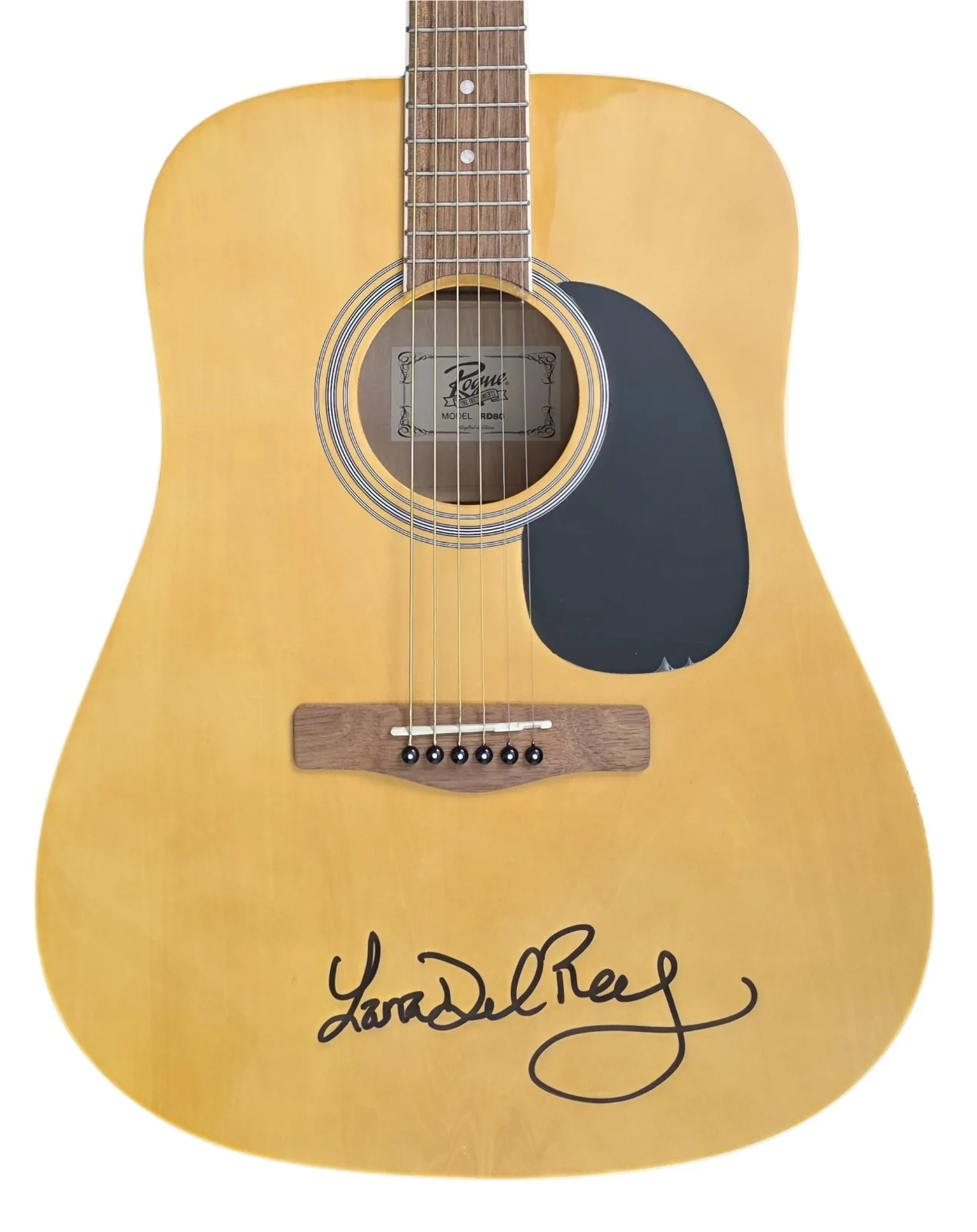 Lana Del Rey Signed Full Size Acoustic Guitar COA Exact Proof Autographed, изображение 4
