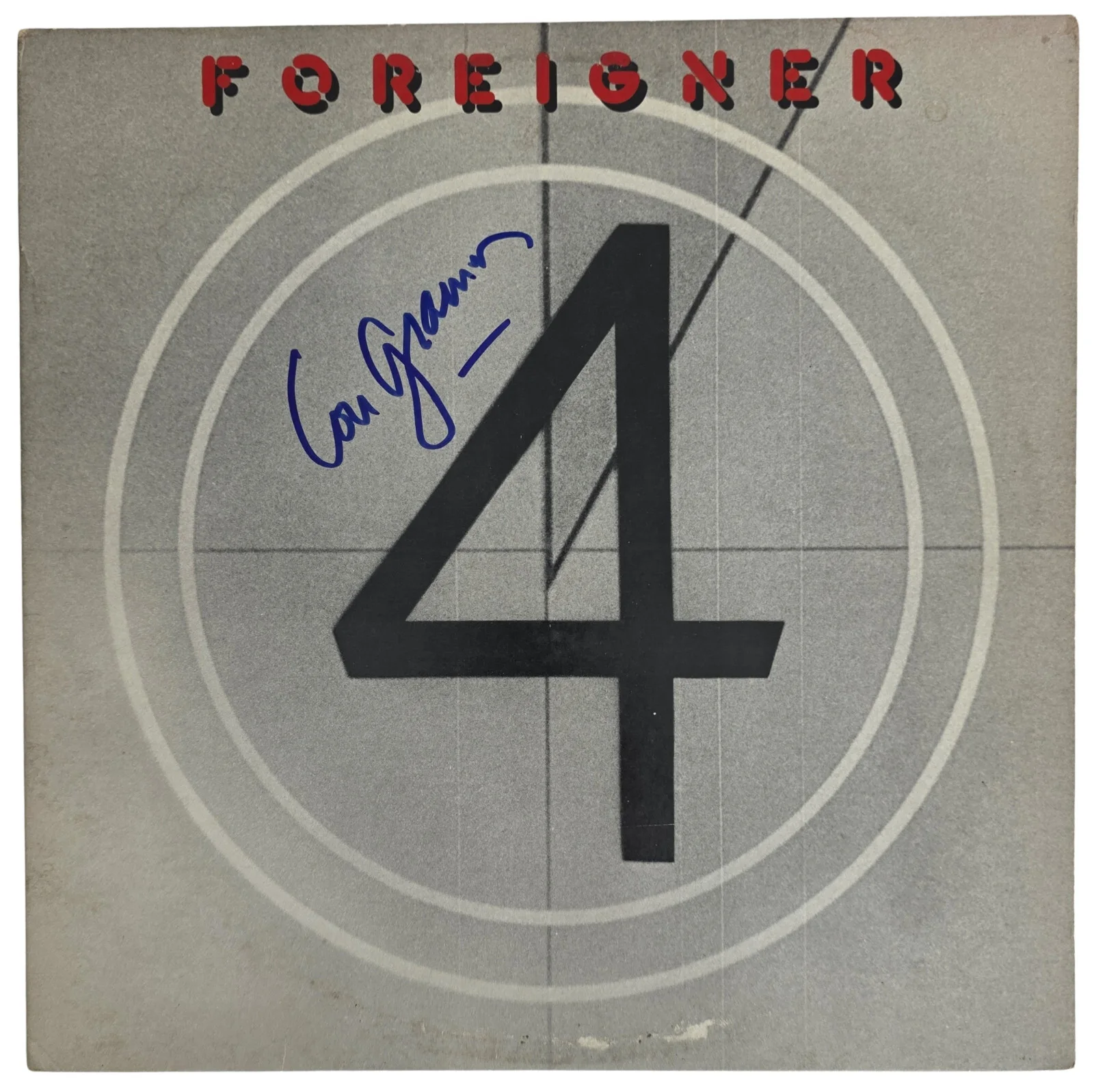 Lou Gramm Signed Foreigner 4 Album COA Exact Proof Autographed Vinyl Record, изображение 3