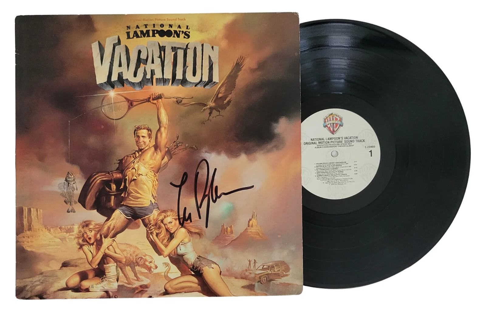 Lindsey Buckingham Signed National Lampoons Album COA Proof Autographed Vinyl, image 2