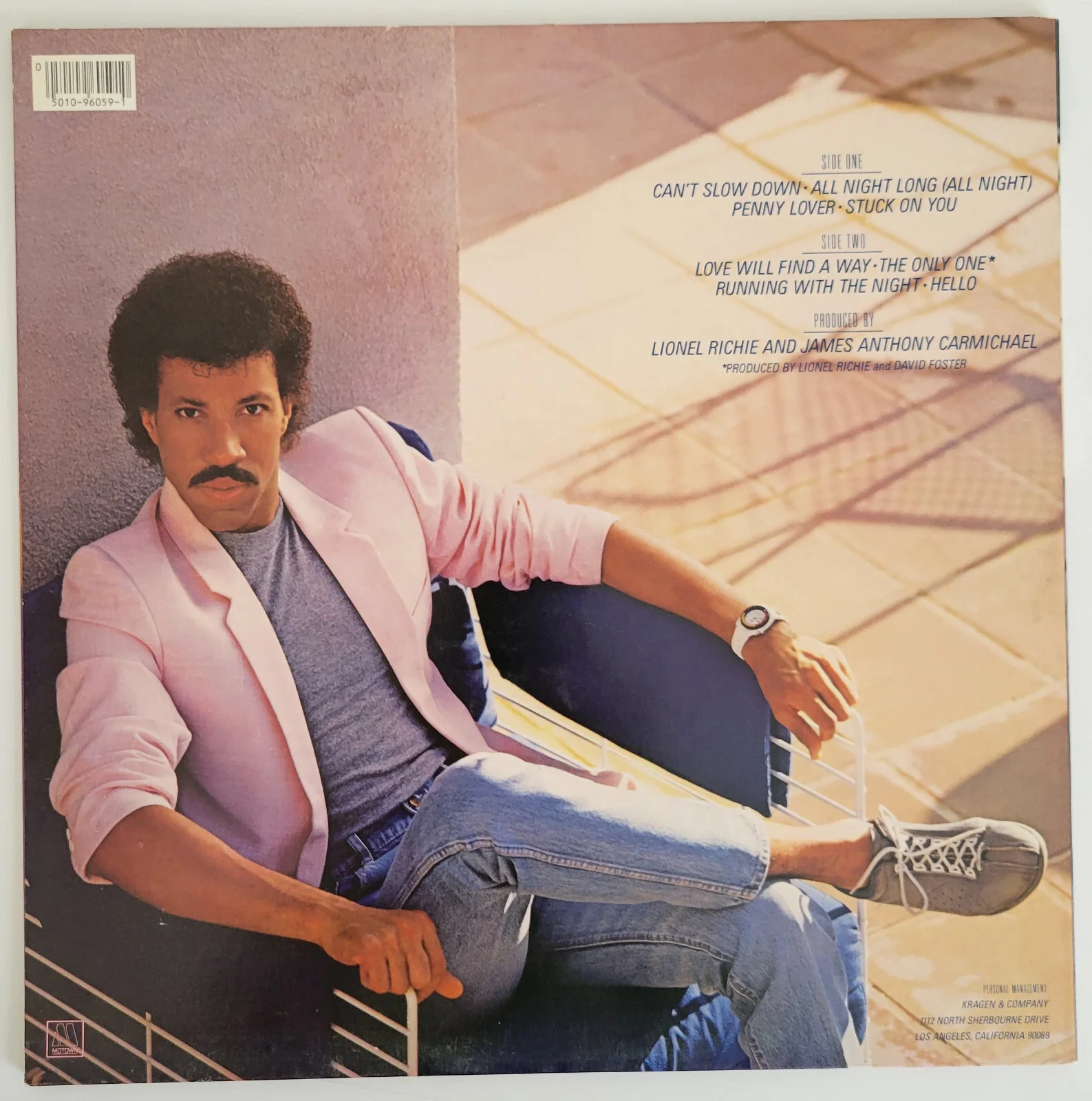 Lionel Richie signed Cant Slow Down album vinyl record COA proof autographed, изображение 4