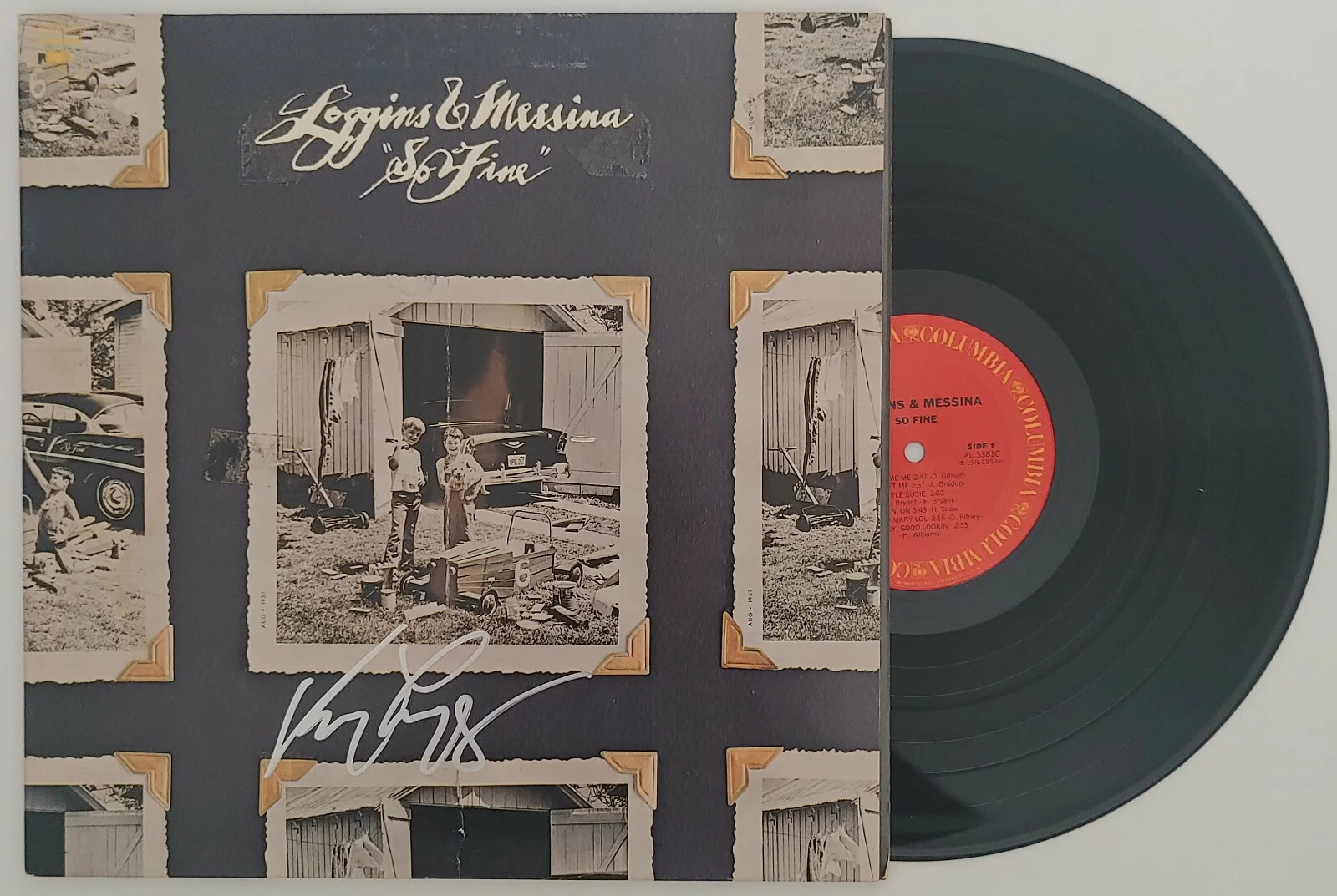 Kenny Loggins signed autographed So Fine album vinyl record proof Beckett COA, image 2