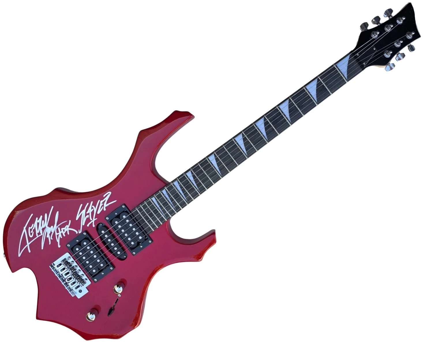 Kerry King Signed Full Size Electric Metal Guitar COA Exact Proof Augraph Slayer, image 3