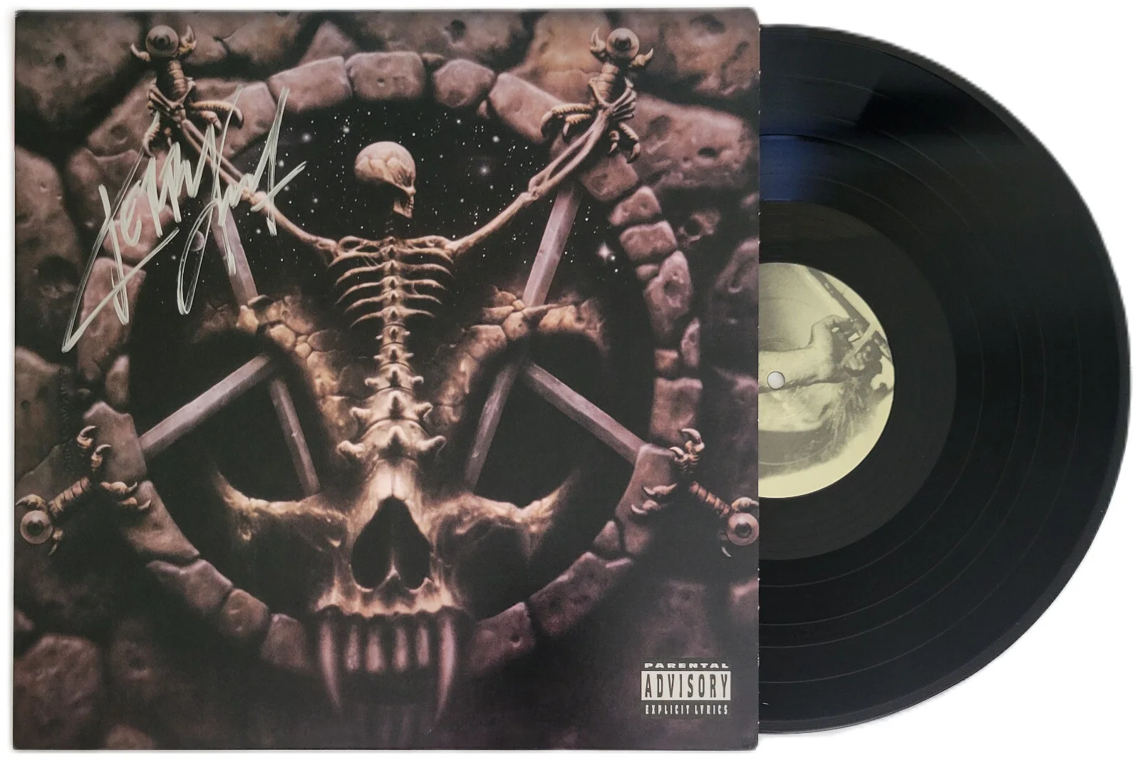 Kerry King Signed Slayer Divine Intervention Album COA Proof Autographed Vinyl, изображение 5