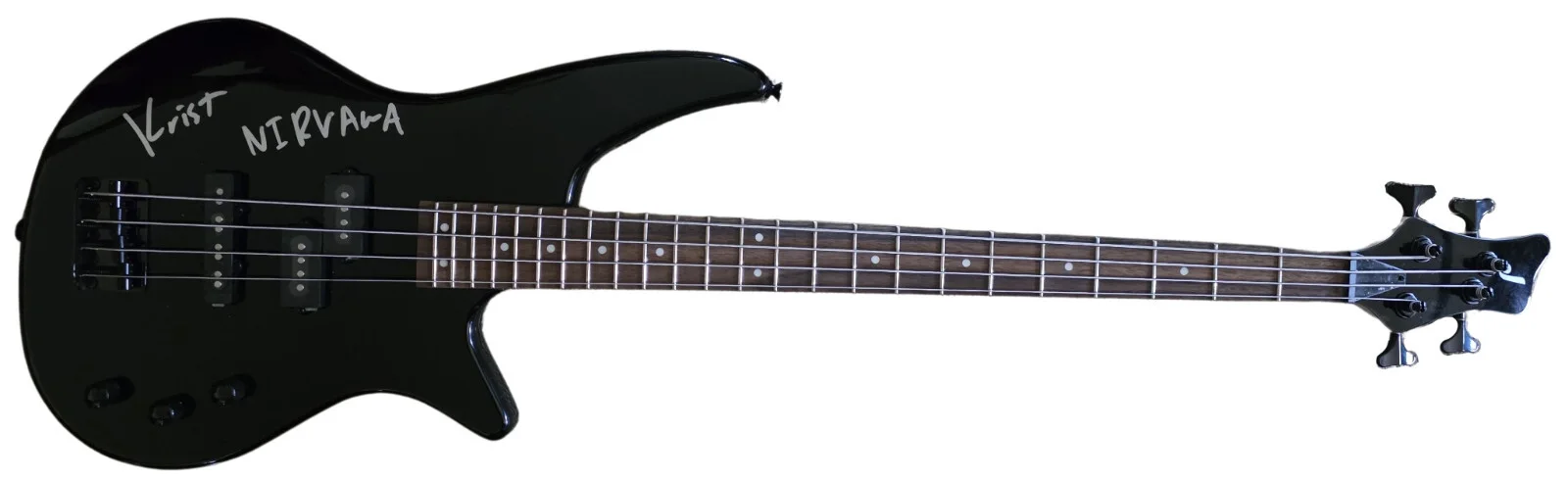 Krist Novoselic Signed Electric Bass Guitar COA Exact Proof Autographed Nirvana, изображение 4