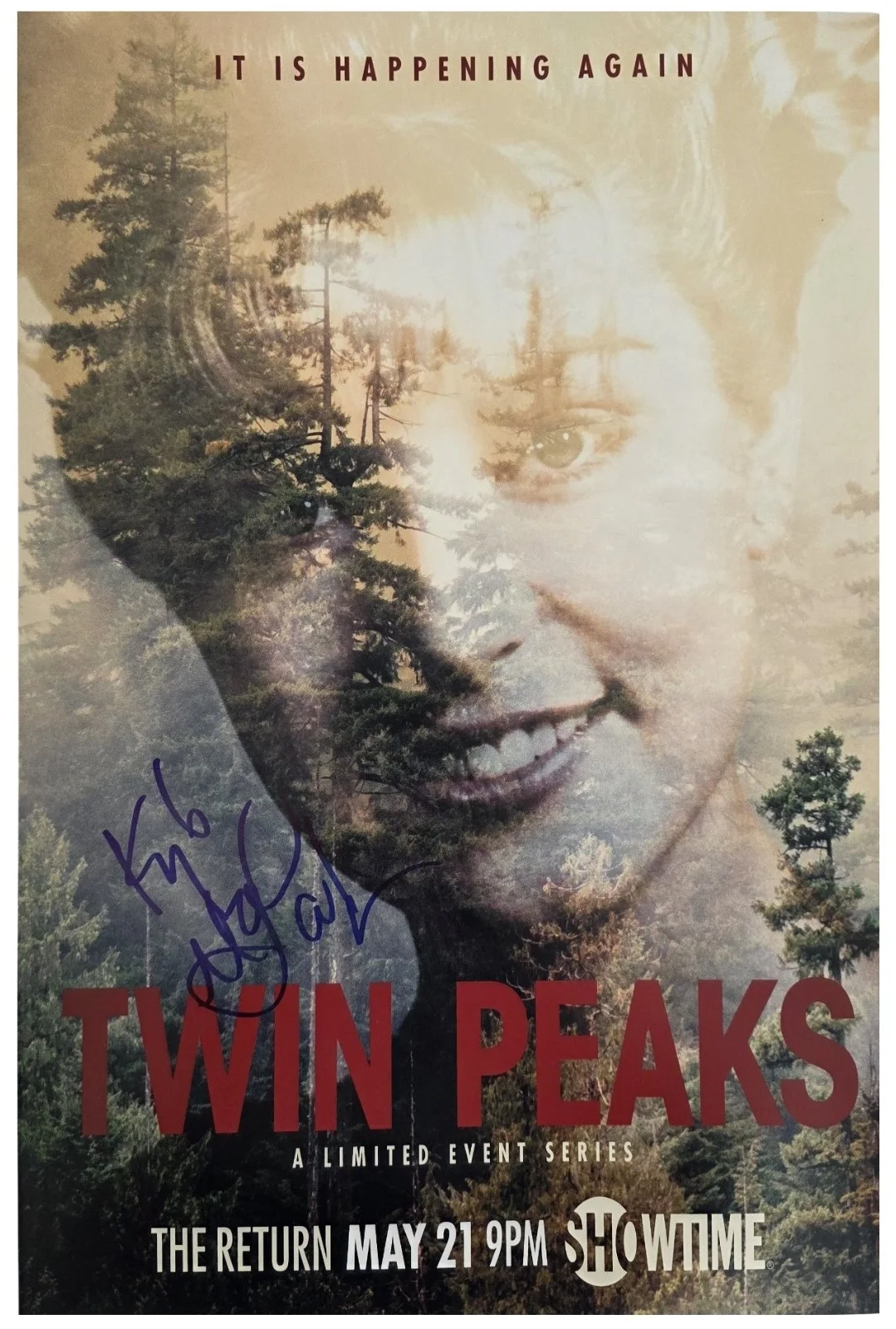 Kyle MacLachlan — Kyle MacLachlan Signed Twin Peaks 12x18 Photo Poster COA Exact Proof.Autographed, изображение 2