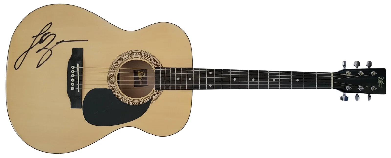 Luke Bryan country music star signed acoustic guitar COA exact proof autographed, image 2