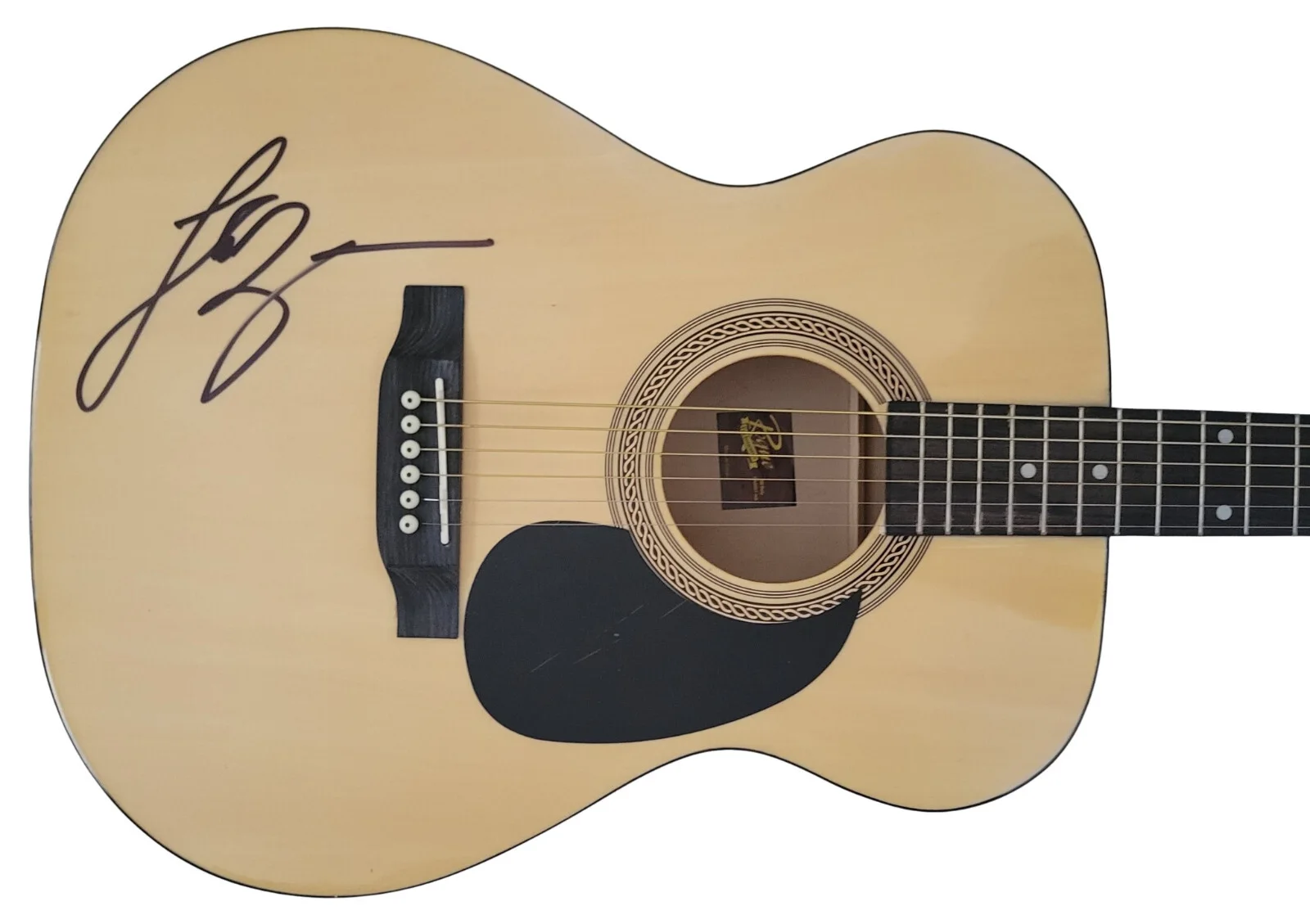 Luke Bryan country music star signed acoustic guitar COA exact proof autographed, image 4