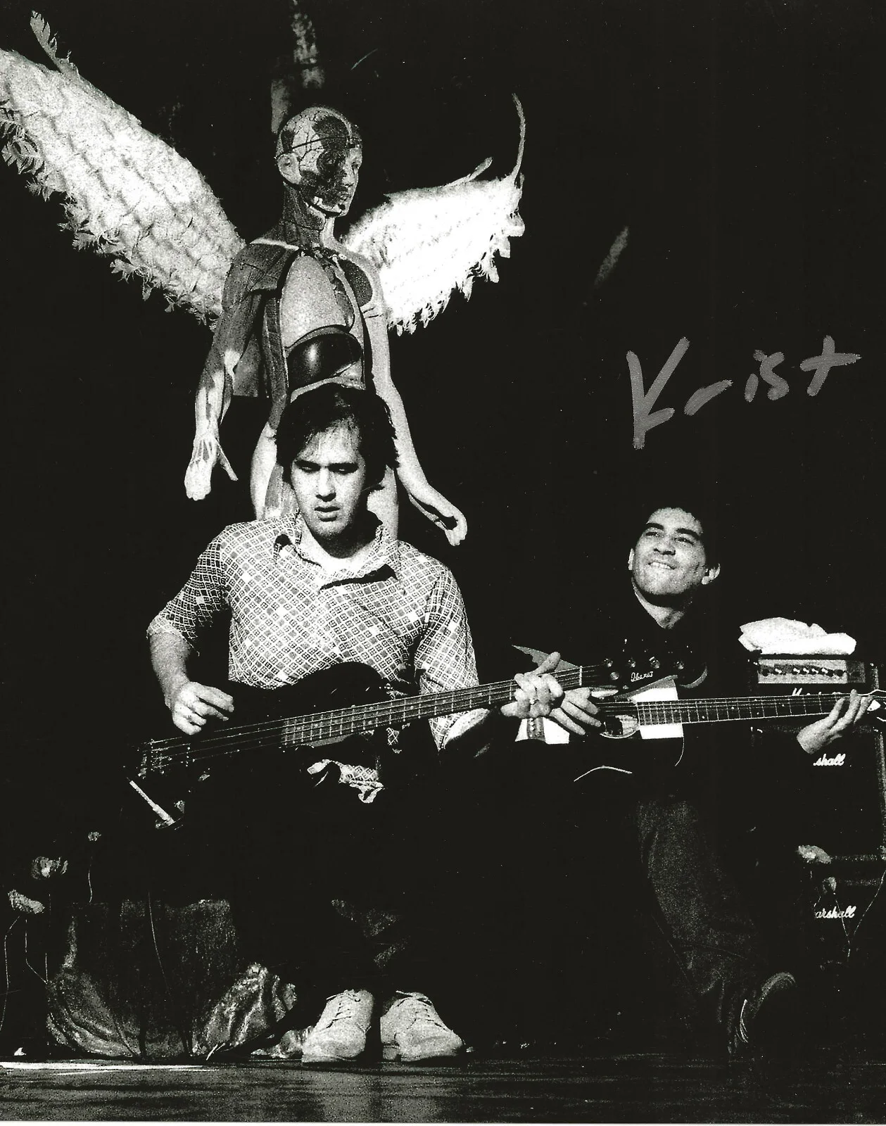 Krist Novoselic Nirvana bassist signed 8x10 photo COA exact proof autographed, image 2