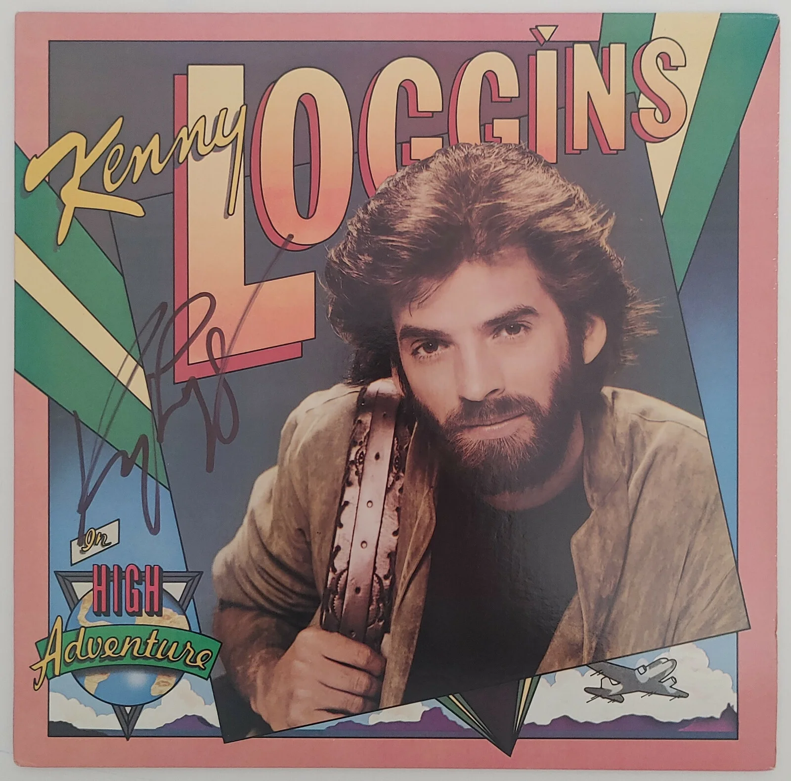 Kenny Loggins signed autographed High Adventure album vinyl proof Beckett COA, image 3