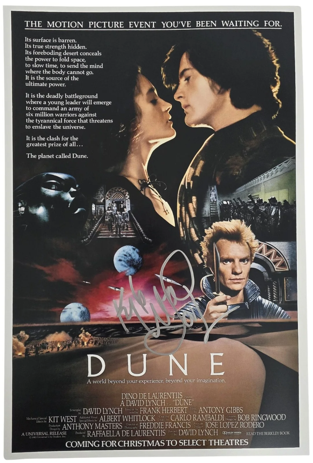 Kyle MacLachlan — Kyle MacLachlan Signed Dune 12x18 Photo Poster COA Exact Proof Autographed, image 4