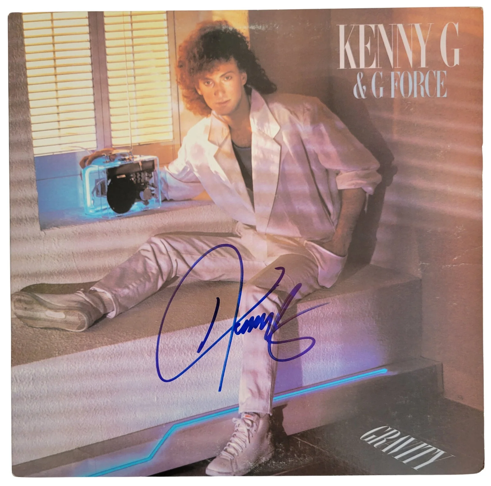 Kenny G Saxophonist Signed Gravity Album COA Proof Autographed Vinyl Record, изображение 3