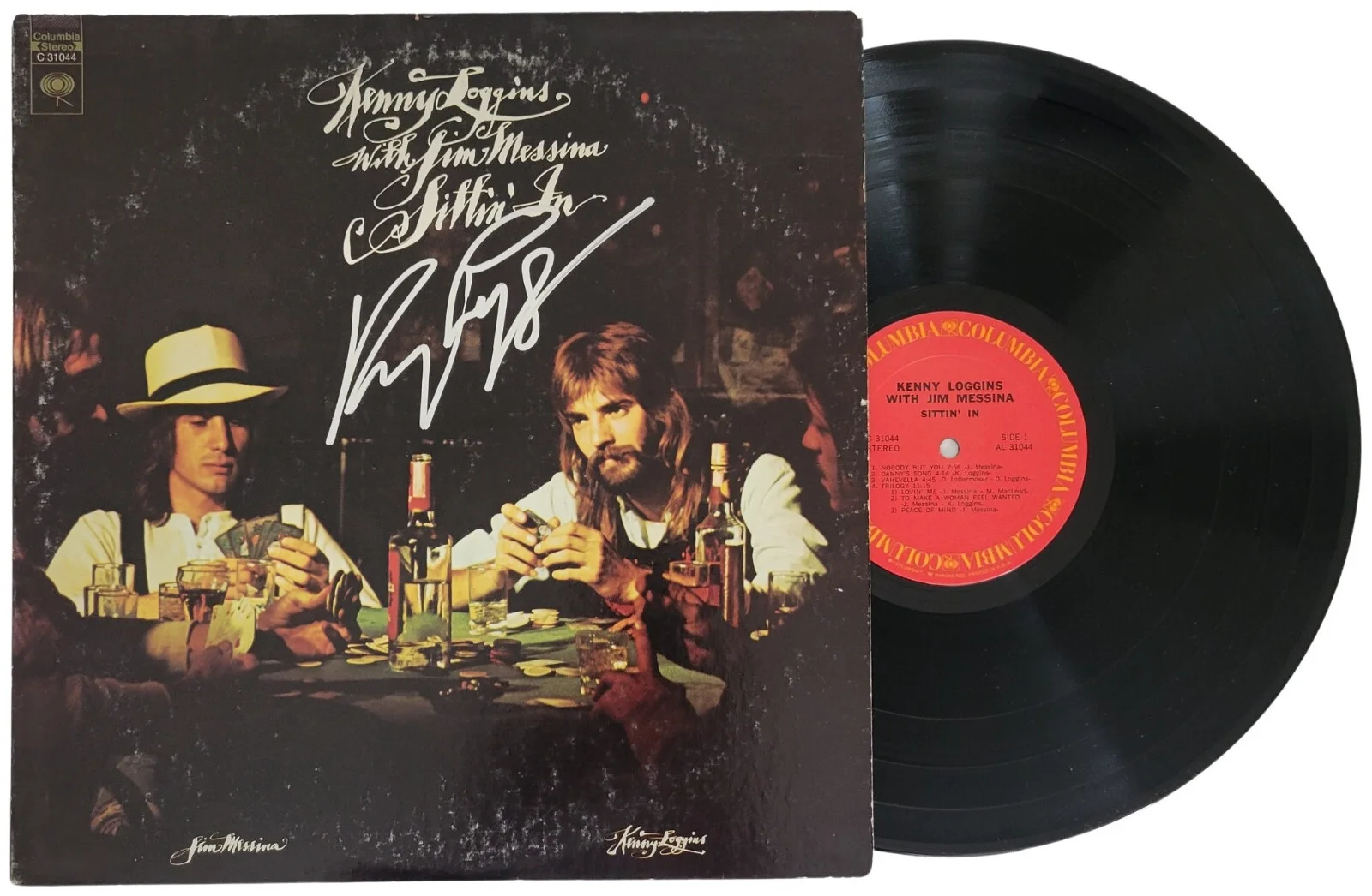 Kenny Loggins Signed Sittin In Album Proof Beckett COA Autographed Vinyl Record, изображение 2