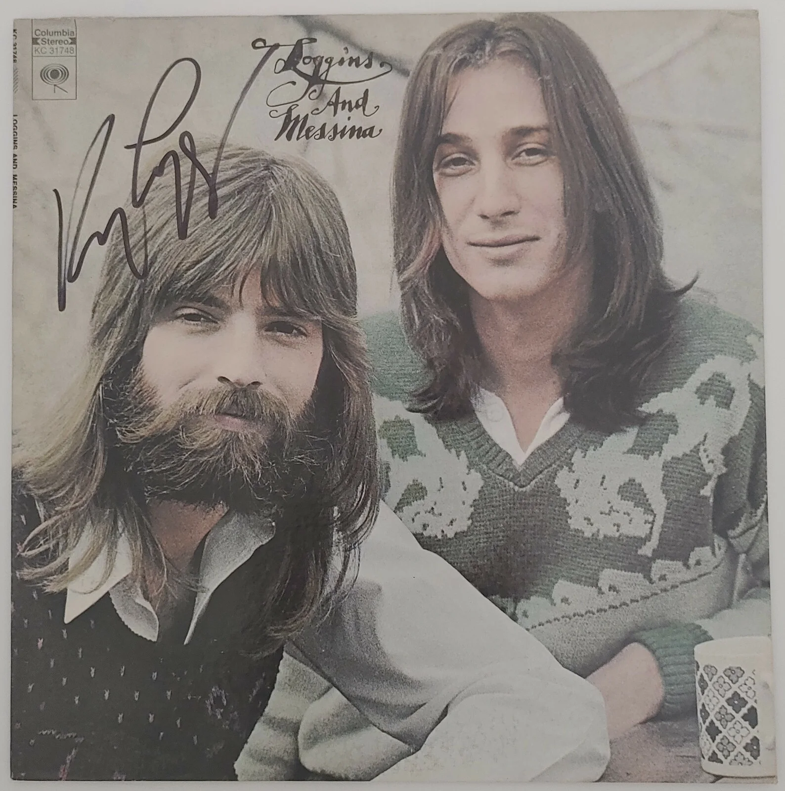 Kenny Loggins signed autographed Loggins and Messina album vinyl proof Beckett, изображение 3