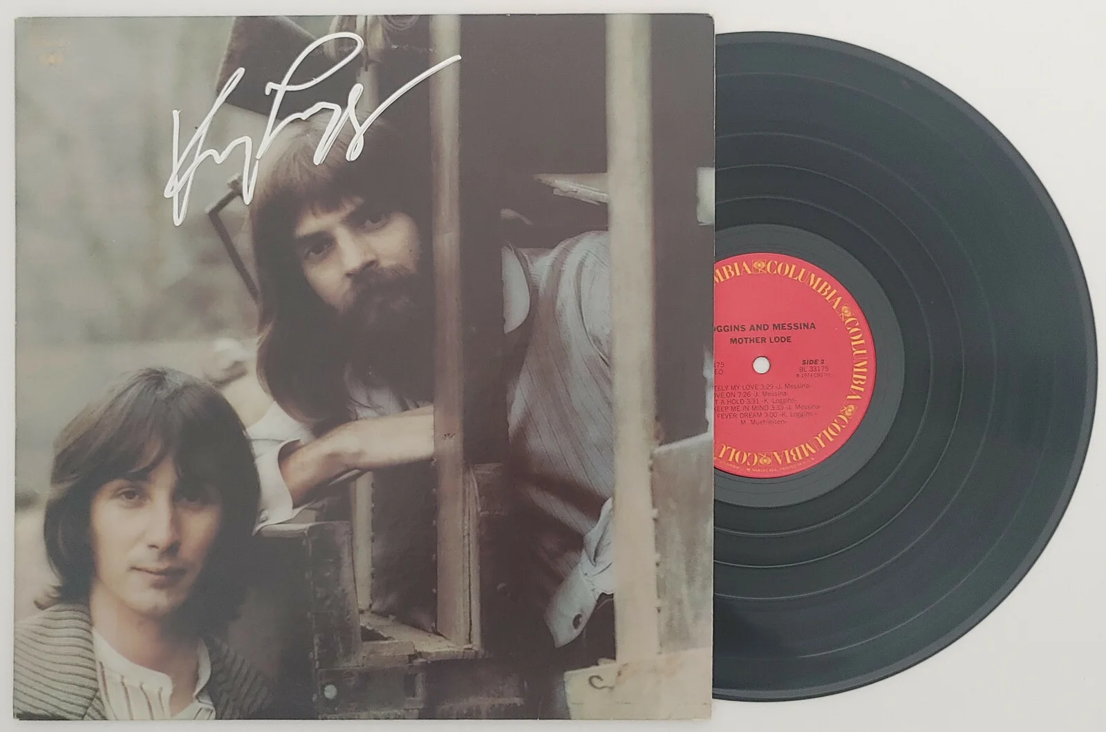 Kenny Loggins signed autographed Mother Lode album vinyl record proof Beckett, image 2