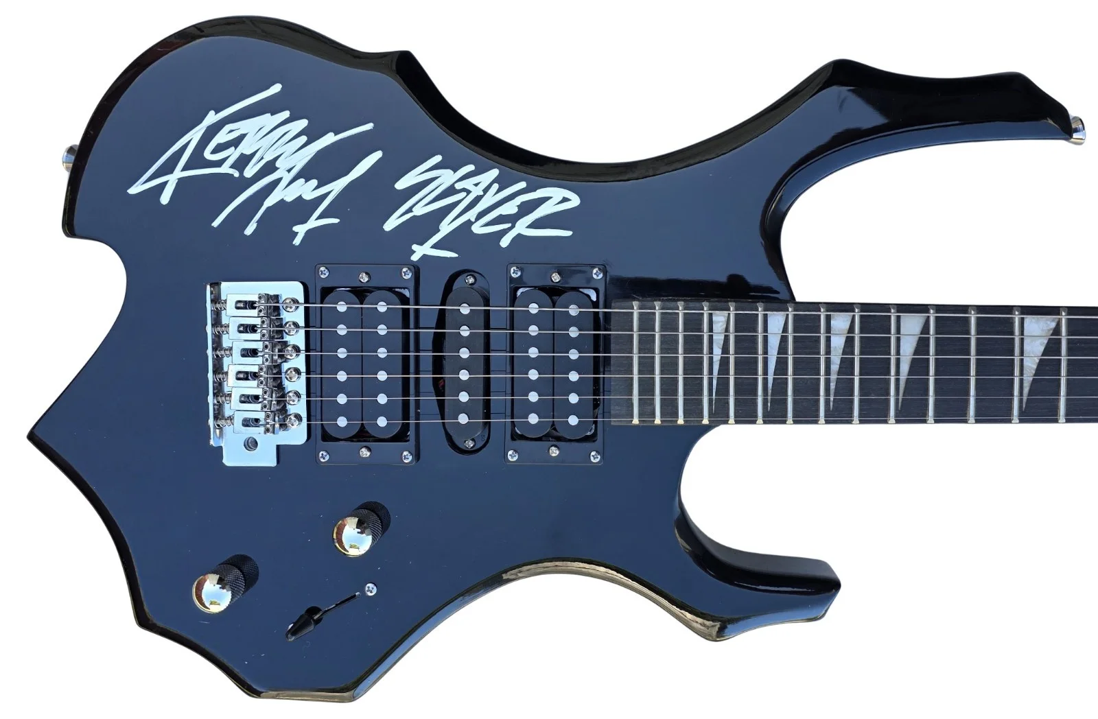 Kerry King Signed Full Size Electric Metal Guitar COA Proof Augraphed Slayer, изображение 2