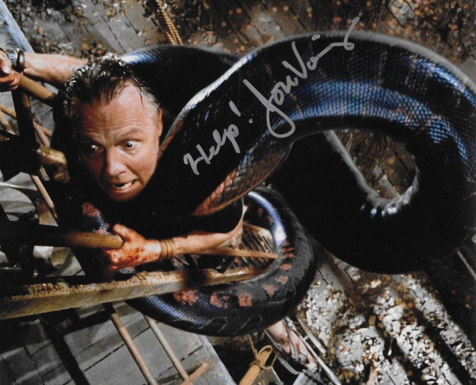 Jon Voight — Jon Voight Signed Anaconda 8x10 Photo Exact Proof COA Autographed., изображение 2