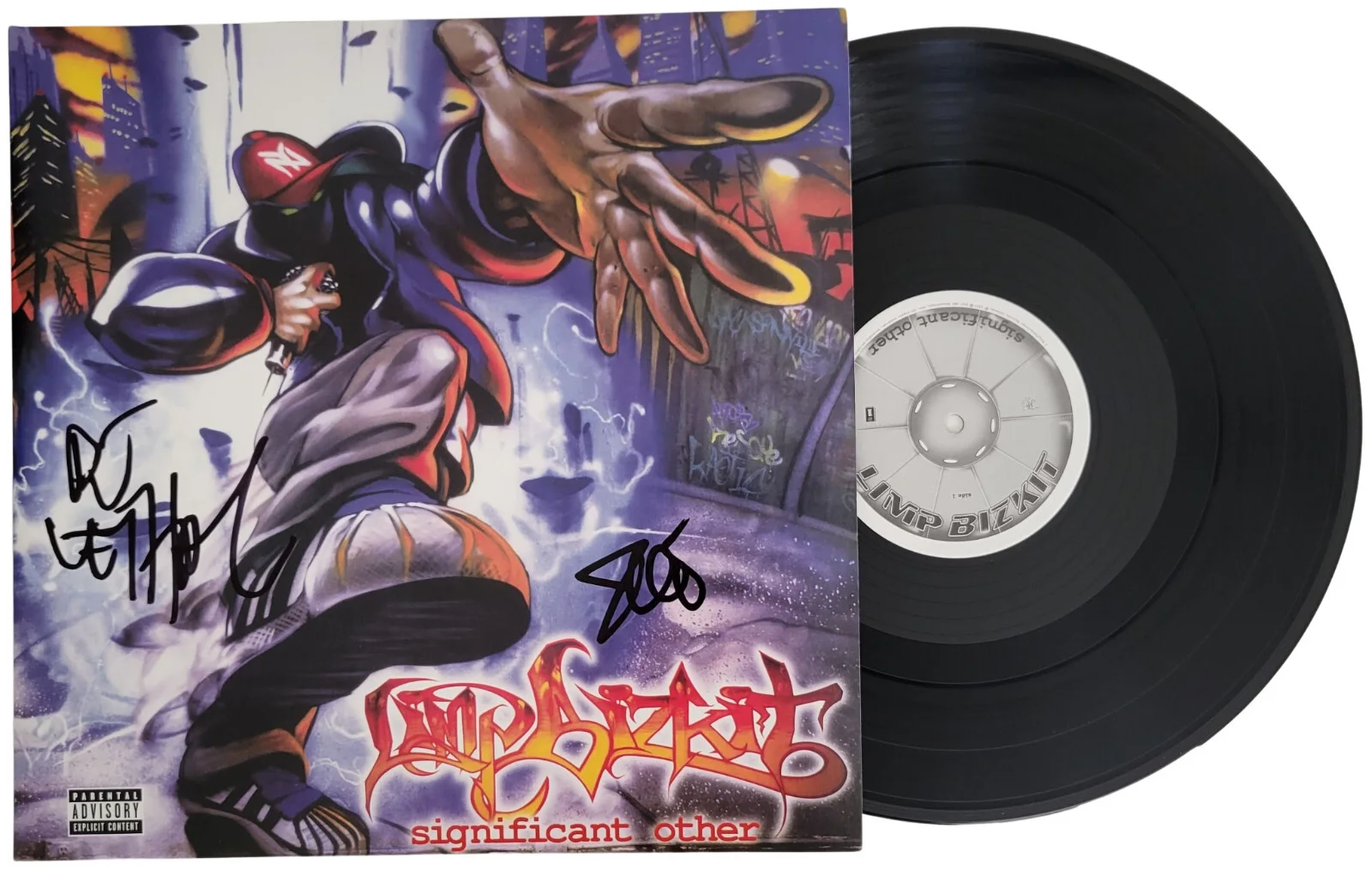 John Otto & DJ Lethal Signed Limp Bizkit Signifcant Other Album Vinyl COA Proof, изображение 2