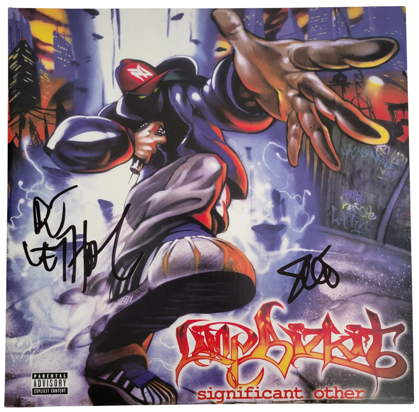 John Otto & DJ Lethal Signed Limp Bizkit Signifcant Other Album Vinyl COA Proof, изображение 3