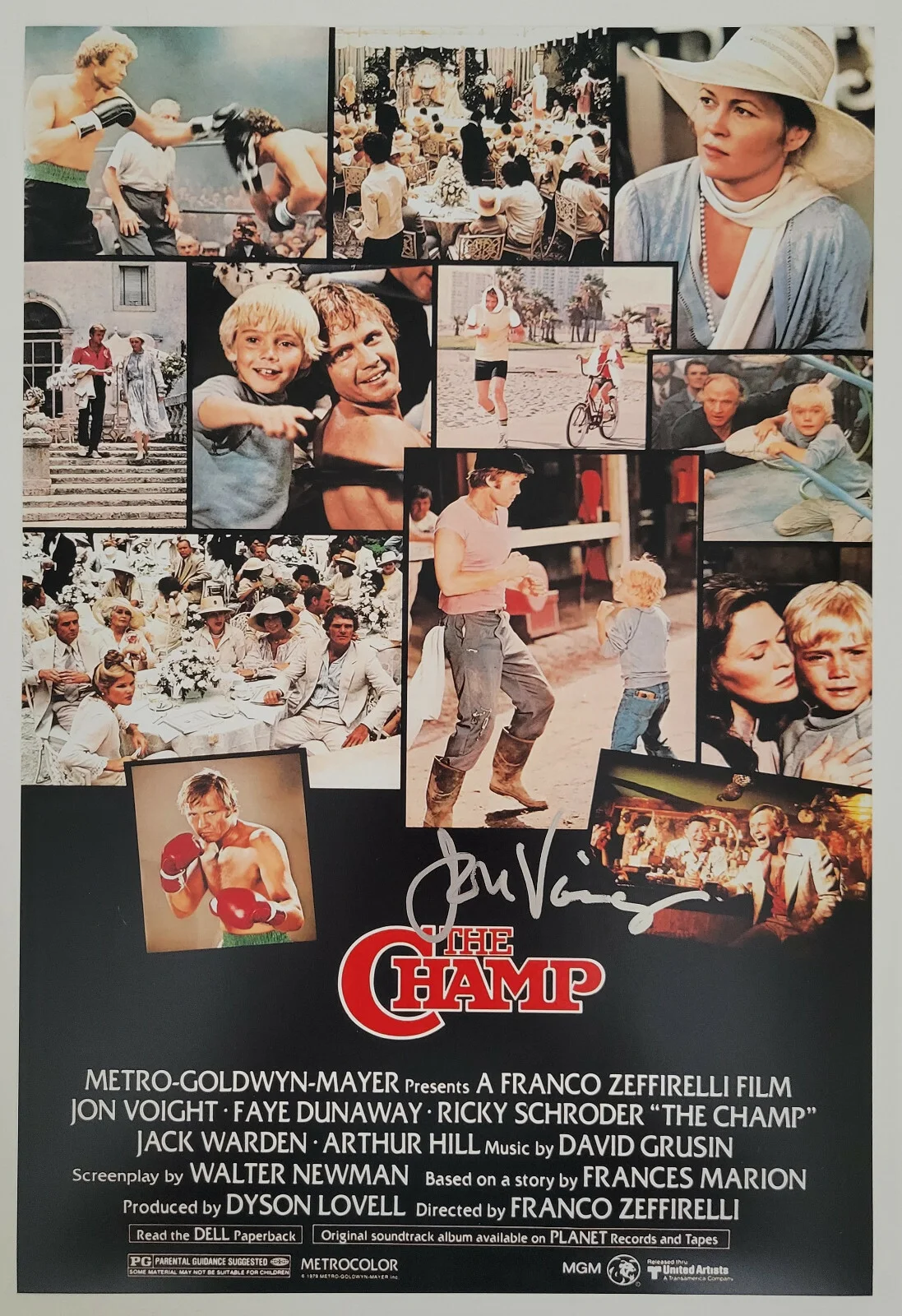 Jon Voight — Jon Voight signed The Champ 12x18 poster photo COA exact proof autographed, изображение 2