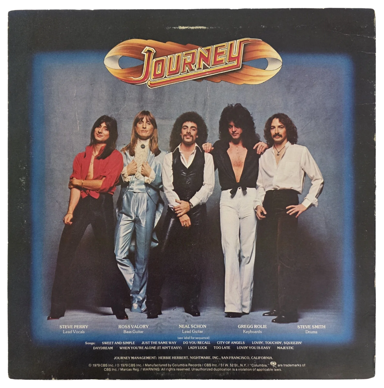 Journey Signed Infinity Album COA Proof Autographed Vinyl Record Steve Perry, image 4